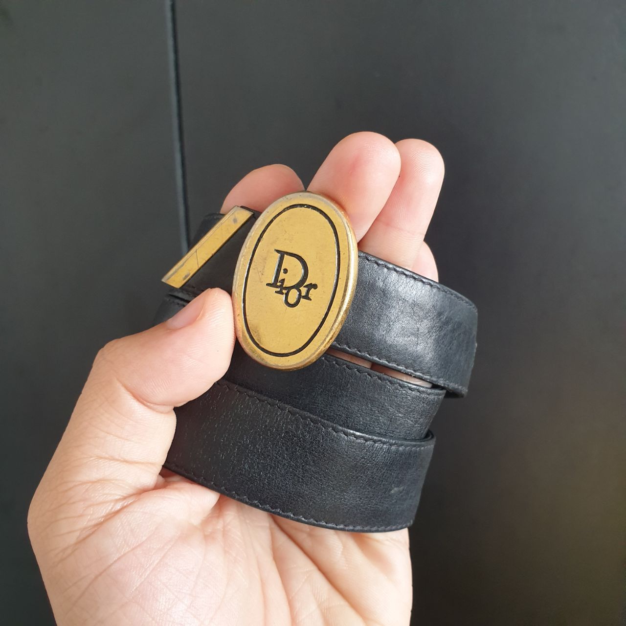 Dior Vintage Dior Leather Belt Size ONE SIZE - 1 Thumbnail
