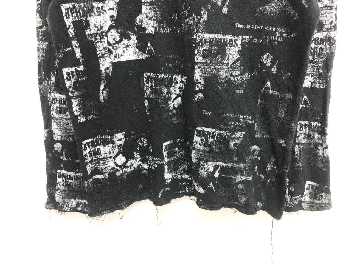 Japanese Brand REBEL ⚡️BERNINGS SHO PUNK GOTHIC AOP GRAPHICAL ROUGH CUT Size US L / EU 52-54 / 3 - 4 Thumbnail