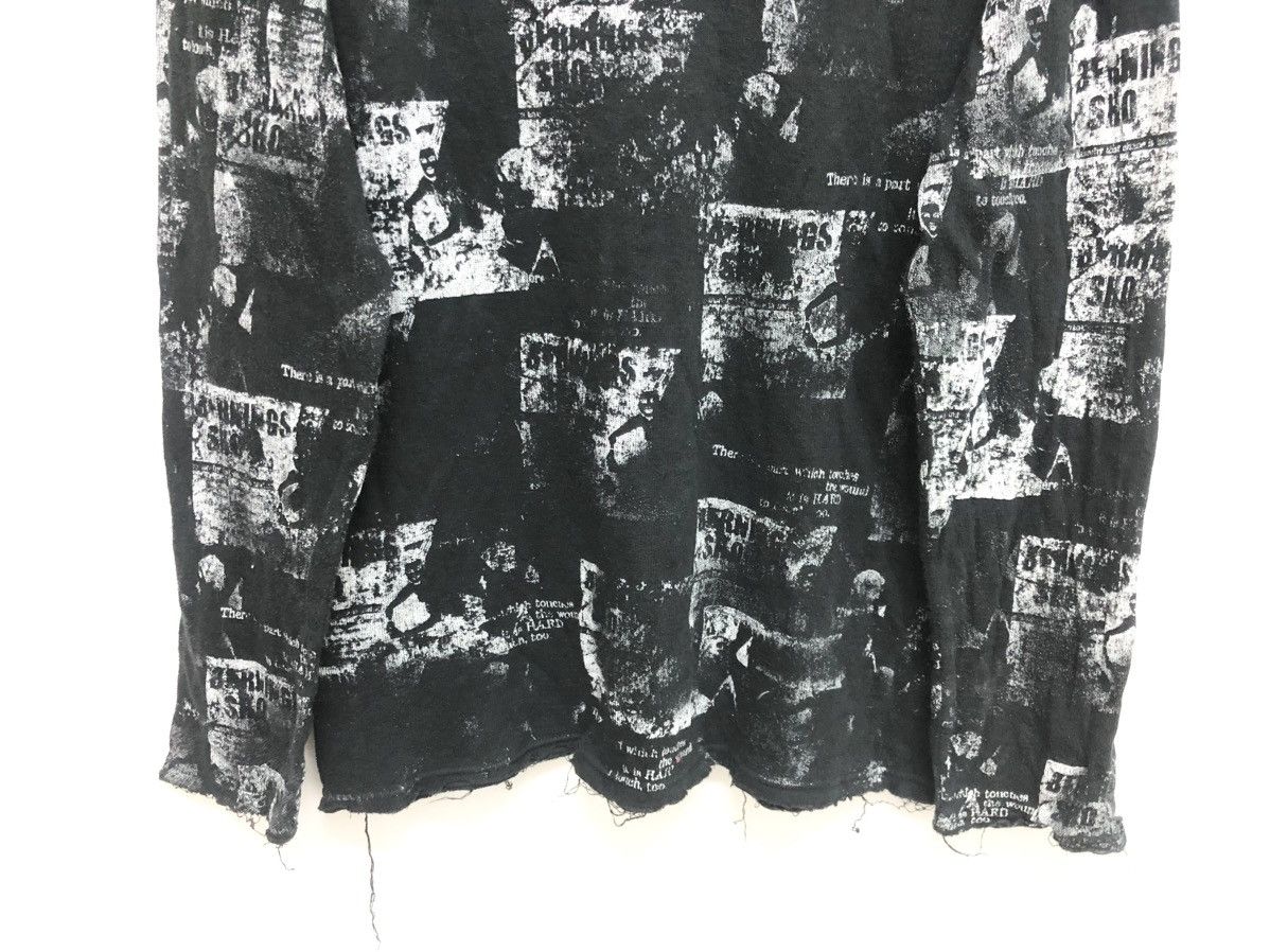 Japanese Brand REBEL ⚡️BERNINGS SHO PUNK GOTHIC AOP GRAPHICAL ROUGH CUT Size US L / EU 52-54 / 3 - 9 Thumbnail