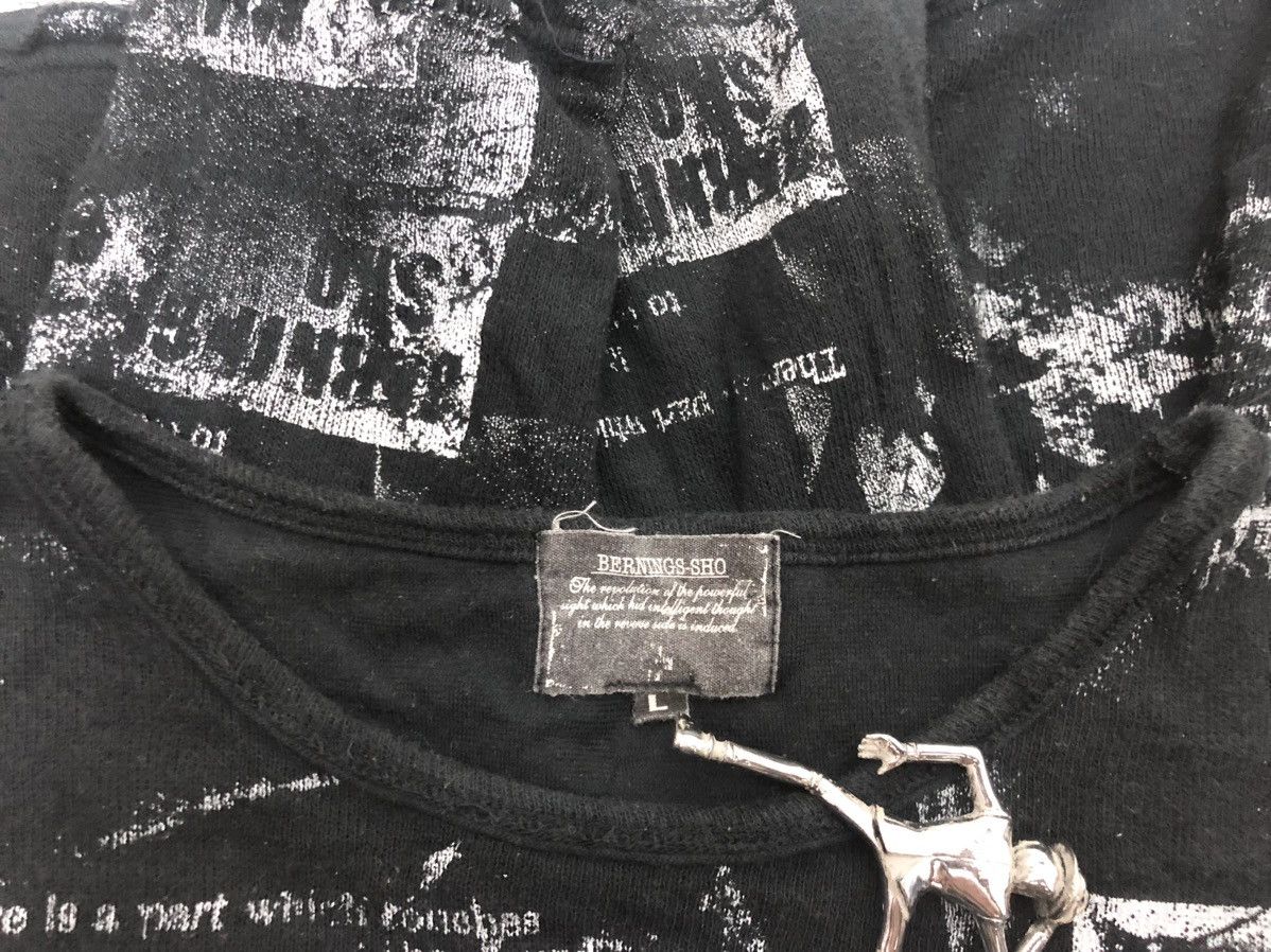 Japanese Brand REBEL ⚡️BERNINGS SHO PUNK GOTHIC AOP GRAPHICAL ROUGH CUT Size US L / EU 52-54 / 3 - 10 Thumbnail