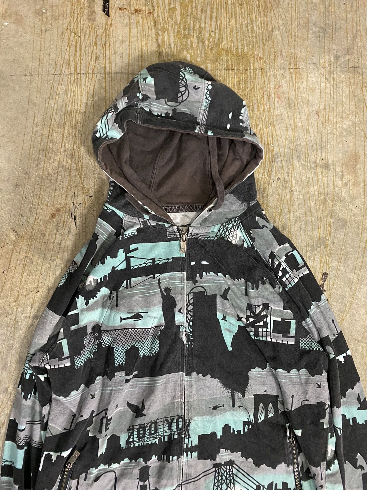 Futura × Zoo York Vtg New York City All over print iconic hoodie Size US XL / EU 56 / 4 - 3 Thumbnail