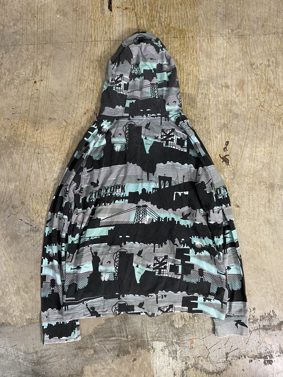Futura × Zoo York Vtg New York City All over print iconic hoodie Size US XL / EU 56 / 4 - 10 Thumbnail