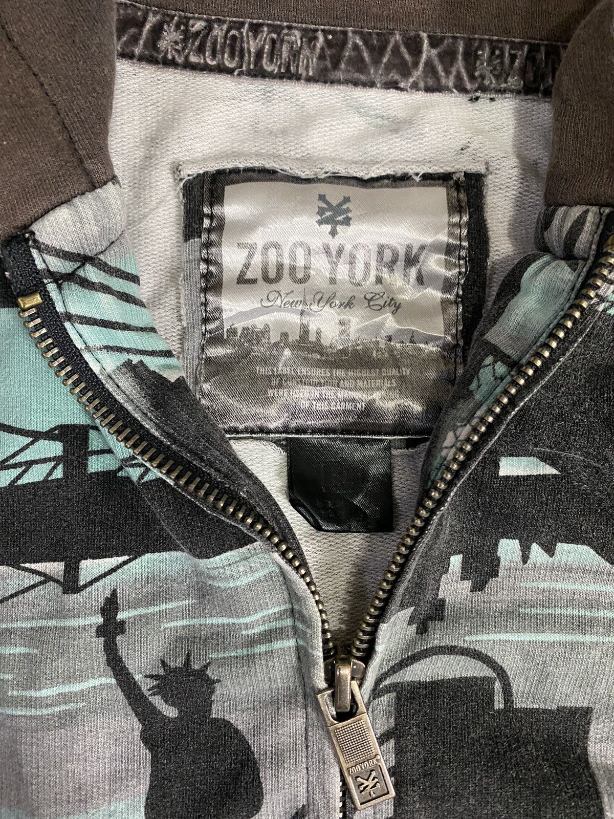 Futura × Zoo York Vtg New York City All over print iconic hoodie Size US XL / EU 56 / 4 - 11 Thumbnail