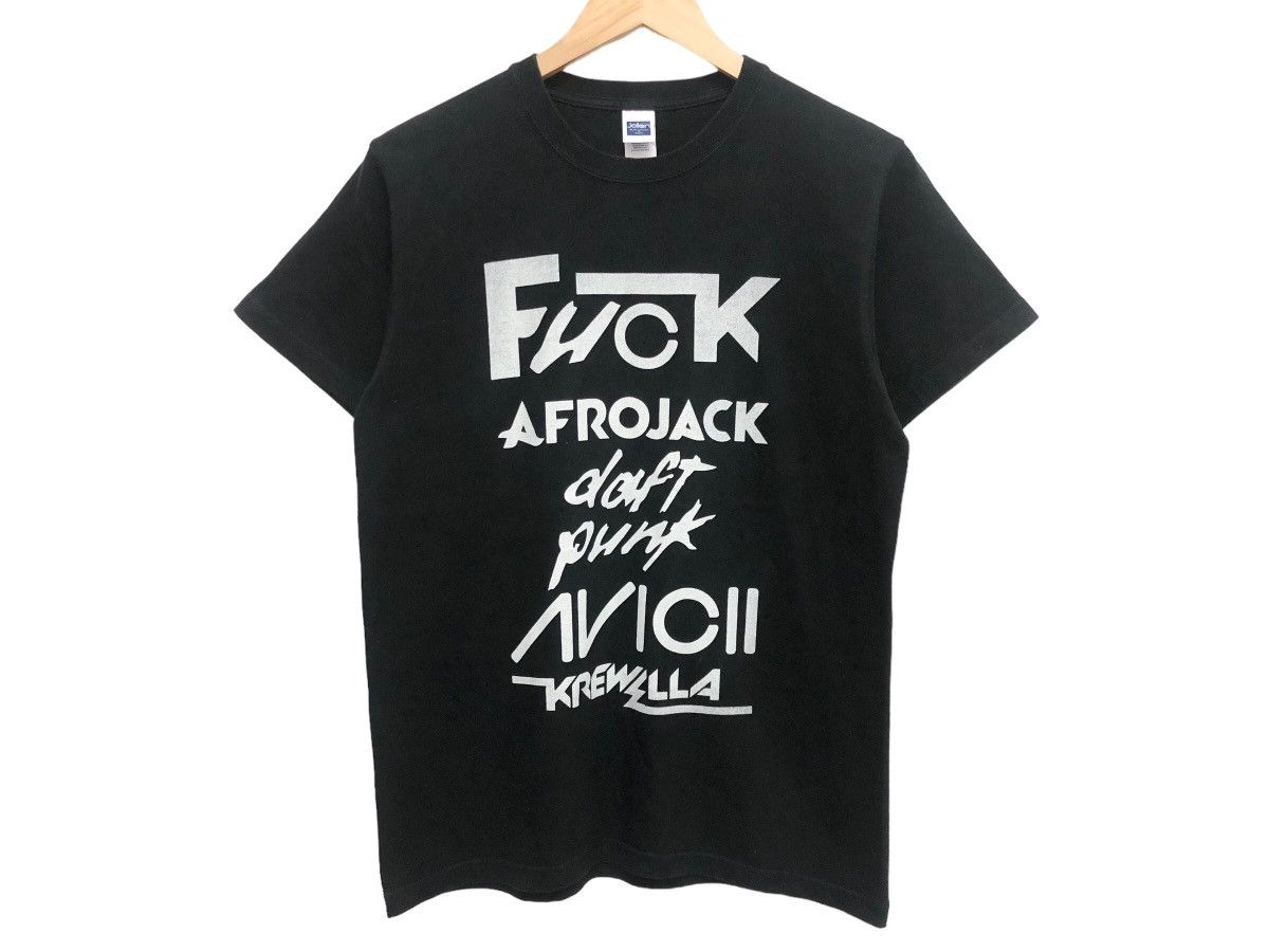 Band Tees RAVE 🔥 EDM TECHNO DJ DAFT PUNK AFROJACK AVICII KREWELLA TEE Size US M / EU 48-50 / 2 - 1 Thumbnail
