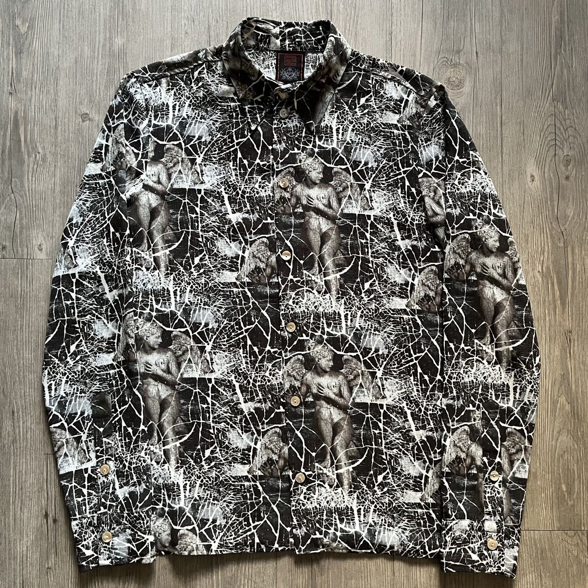 Jean Paul Gaultier／shirt／Angel Jean Paul Gaultier SS 1998 Jesus Christ Mesh Unisex Baroque