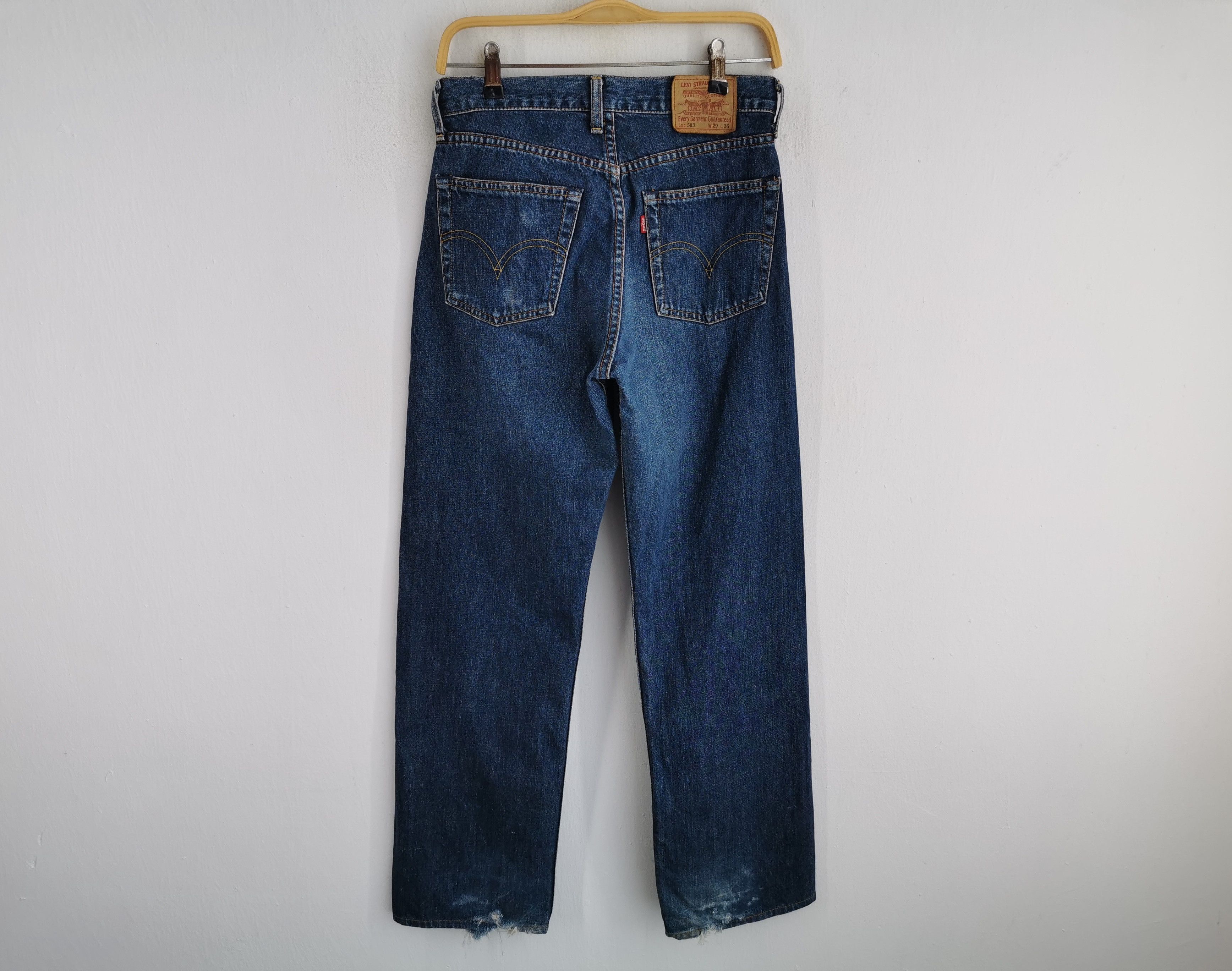 Levi's Distressed Vintage Levis 503 Selvedge Denim Made In Japan Size US 28 / EU 44 - 4 Thumbnail