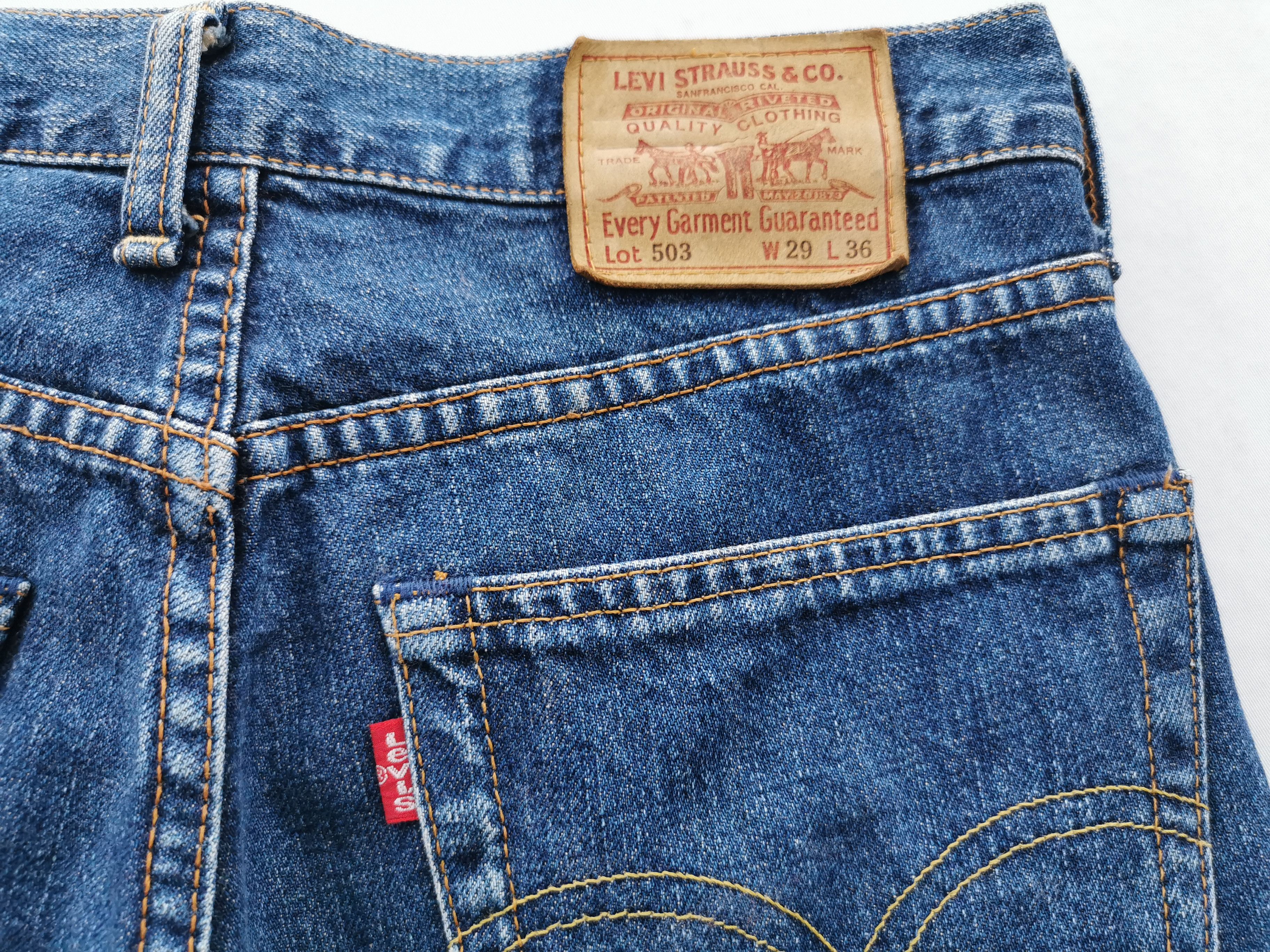 Levi's Distressed Vintage Levis 503 Selvedge Denim Made In Japan Size US 28 / EU 44 - 7 Thumbnail