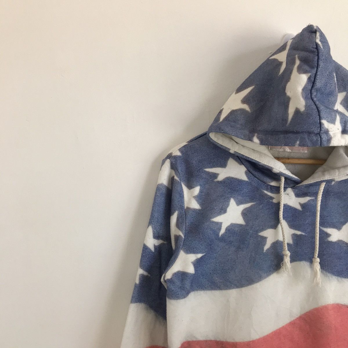 Vintage American Flag Pullover Hoodie Size US L / EU 52-54 / 3 - 2 Thumbnail