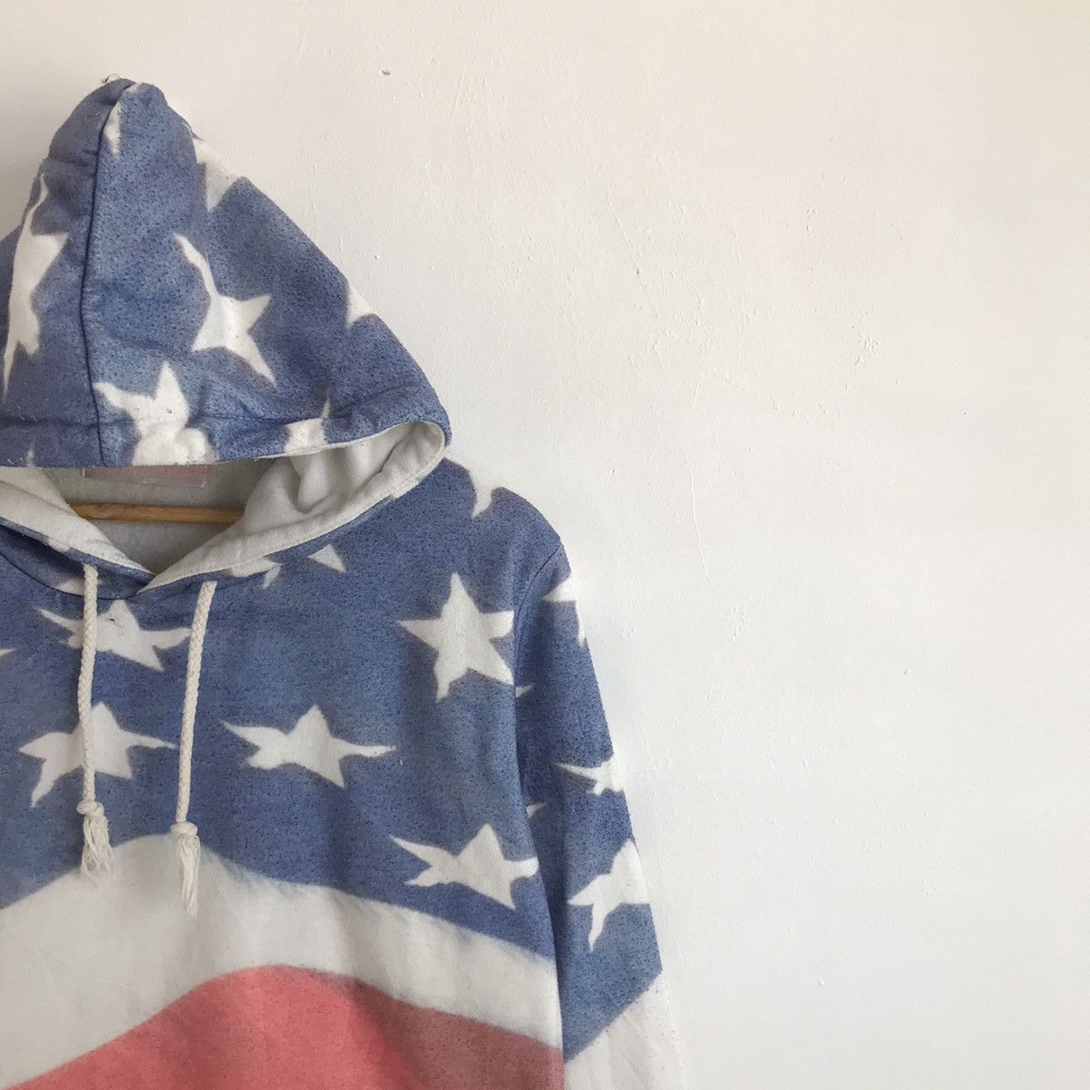 Vintage American Flag Pullover Hoodie Size US L / EU 52-54 / 3 - 3 Thumbnail