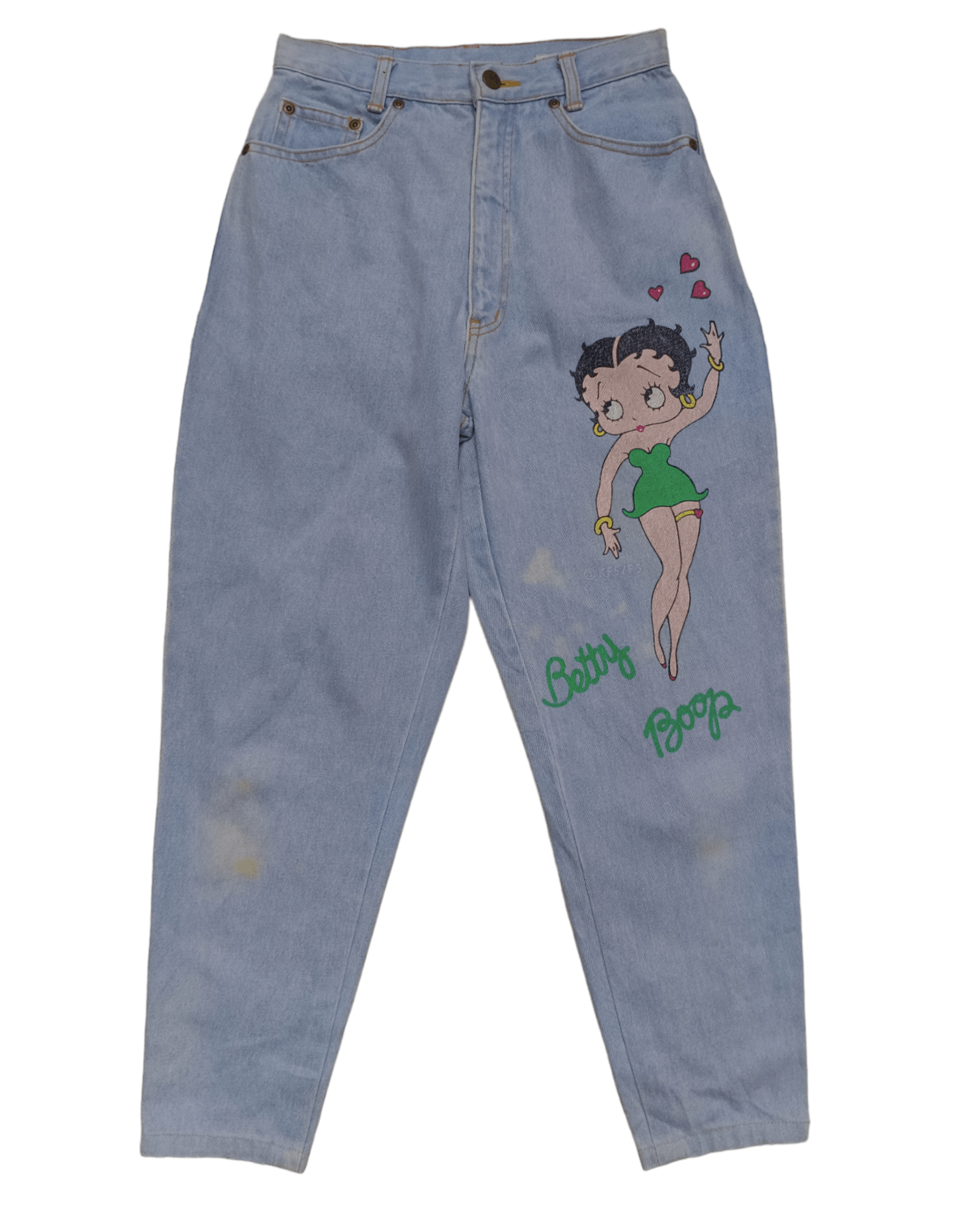 Cartoon Network Vintage 90s Betty Boop Jeans Pants Size US 26 / EU 42 - 1 Thumbnail