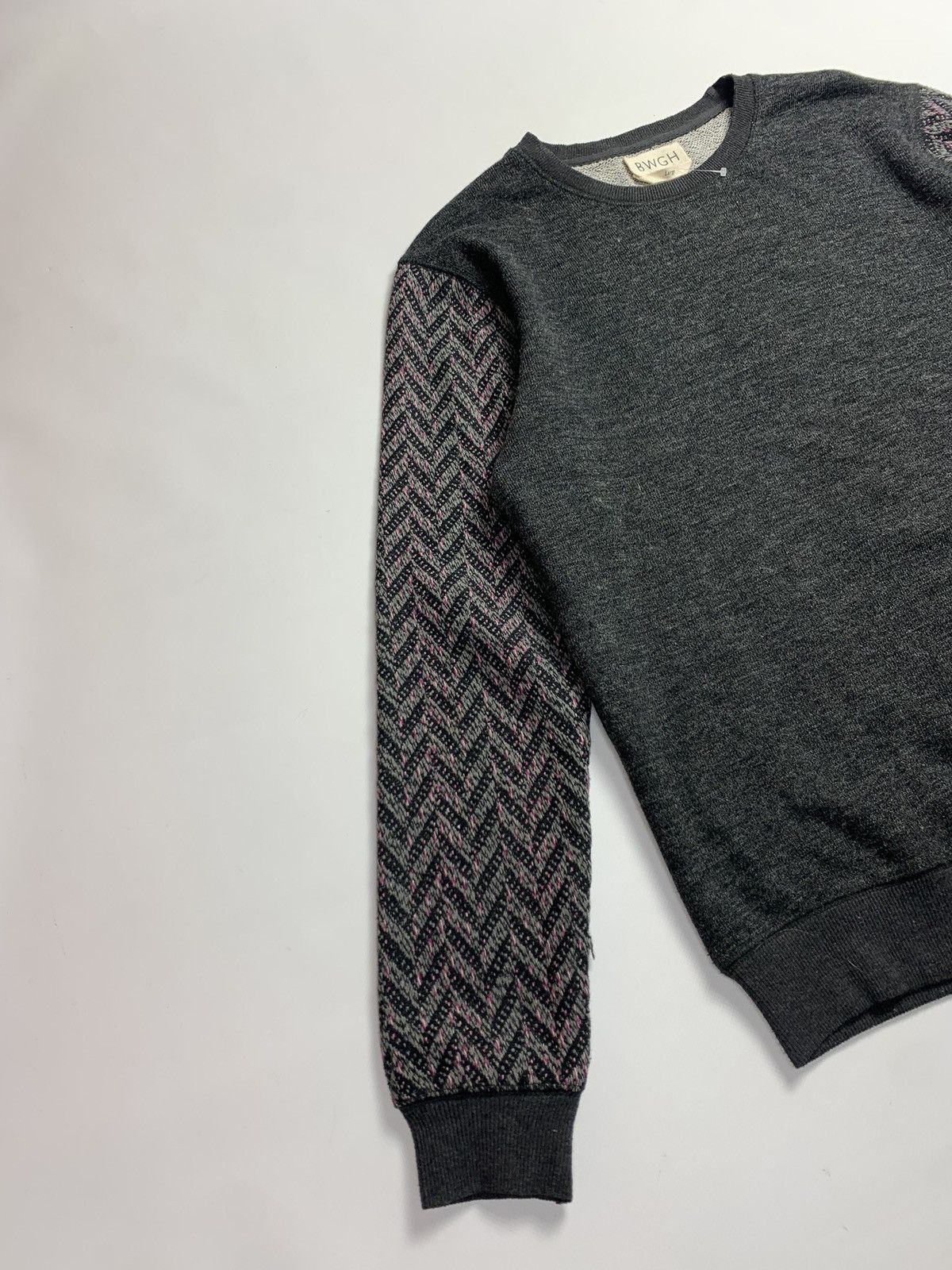 Brooklyn We Go Hard BWGH men’s cotton wool crew neck combined pattern sweatshirt Size US L / EU 52-54 / 3 - 3 Thumbnail