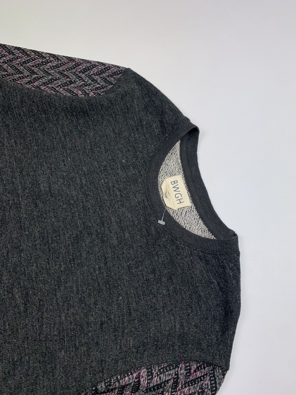 Brooklyn We Go Hard BWGH men’s cotton wool crew neck combined pattern sweatshirt Size US L / EU 52-54 / 3 - 4 Thumbnail