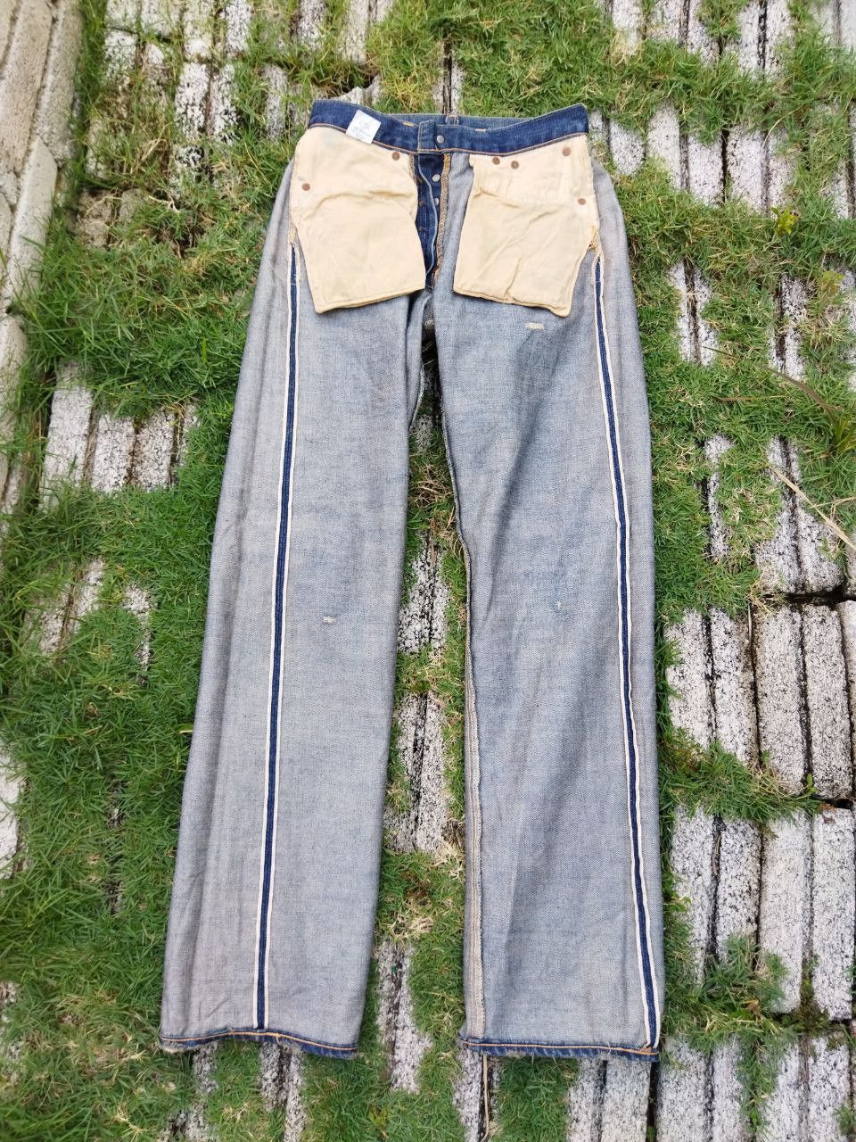 Levi's Vintage Clothing Vintage Levis LVC Hidden Rivet Capital E Jeans Size US 31 - 18 Thumbnail