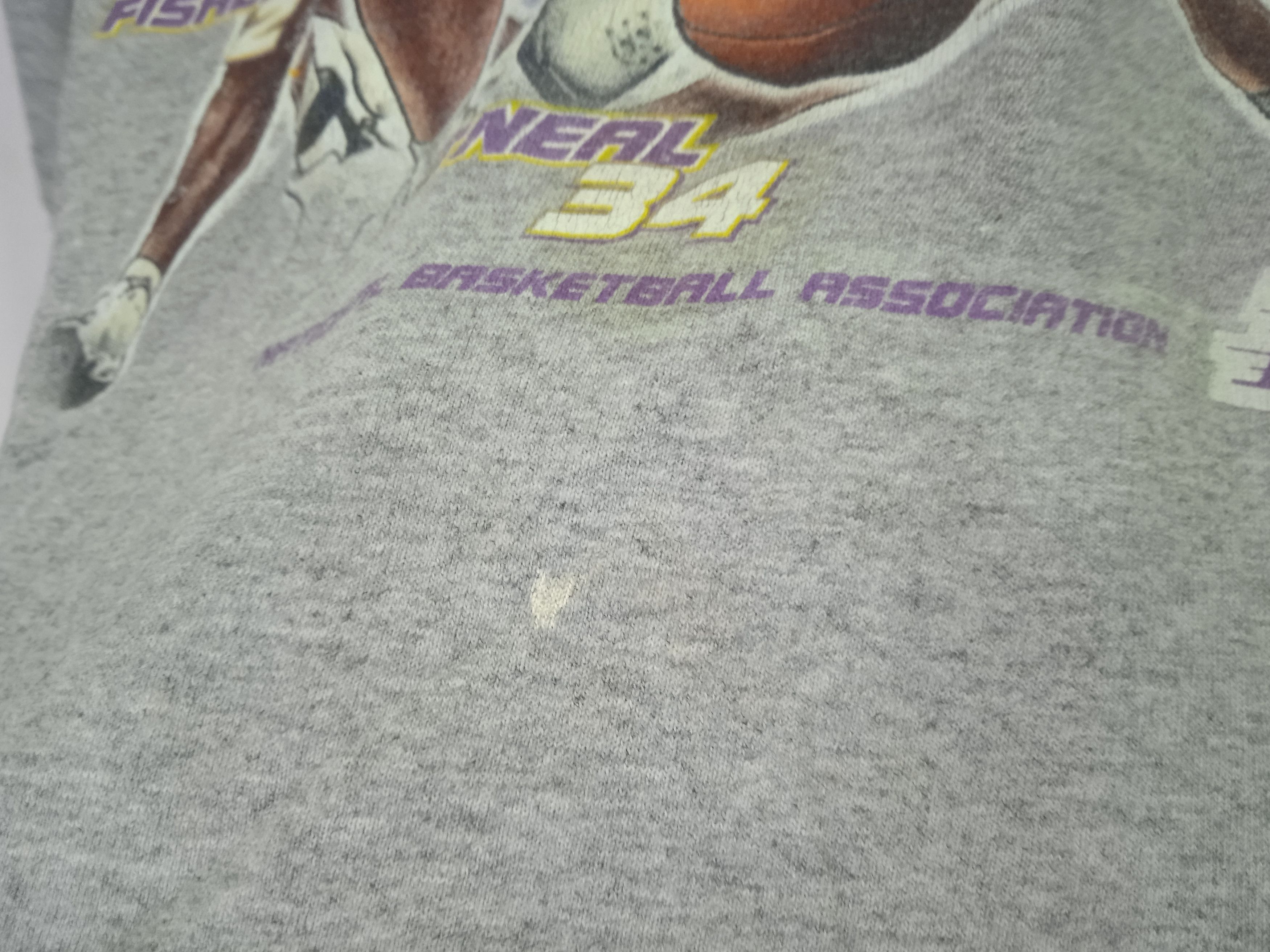 Vintage Thrashed Vintage 00s Lakers Kobe &Shaq T Shirt Frobe Size US XXL / EU 58 / 5 - 5 Thumbnail