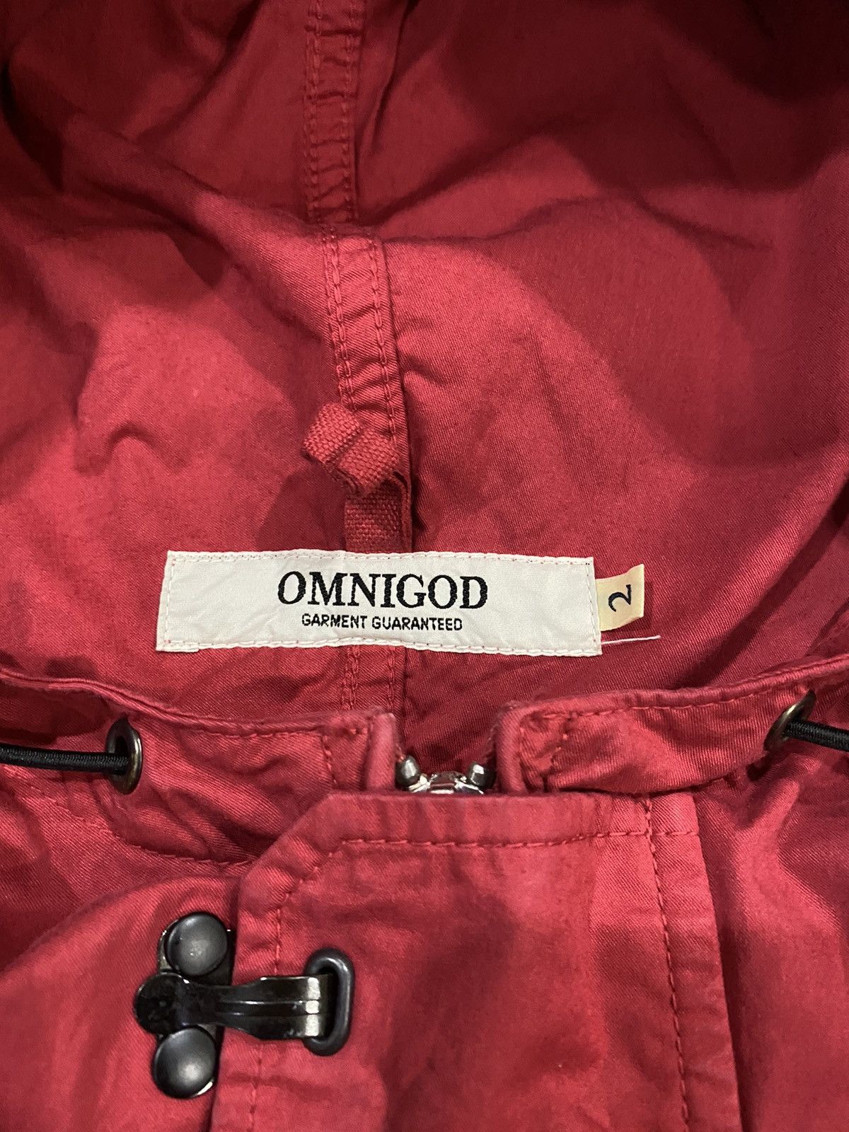 Japanese Brand GRAIL🔥OMNIGOD JAPAN RARE DESIGN PARKA ANORAK STYLE HOODIE Size US S / EU 44-46 / 1 - 7 Thumbnail