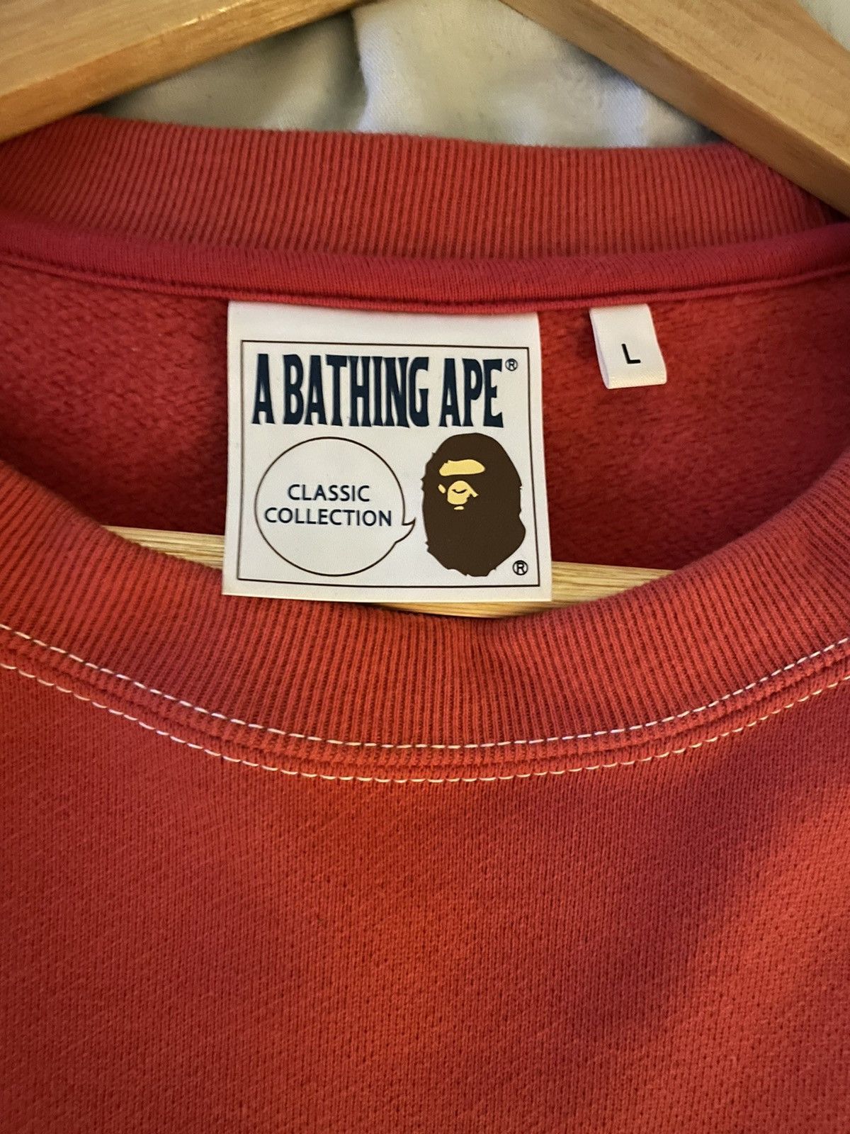 Bape Bape College Crewneck Size US L / EU 52-54 / 3 - 3 Thumbnail