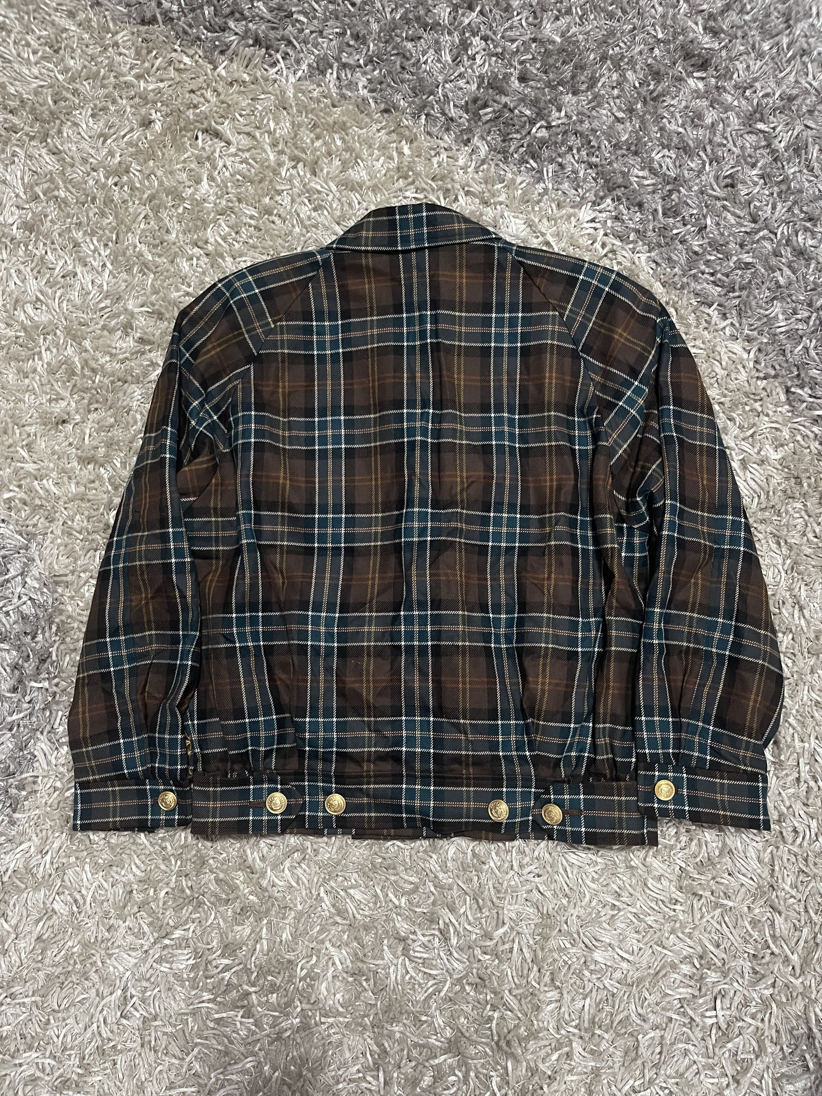 Burberry VINTAGE BURBERRYS CHECK JACKET WOOL JAPAN Size L / US 10 / IT 46 - 2 Thumbnail