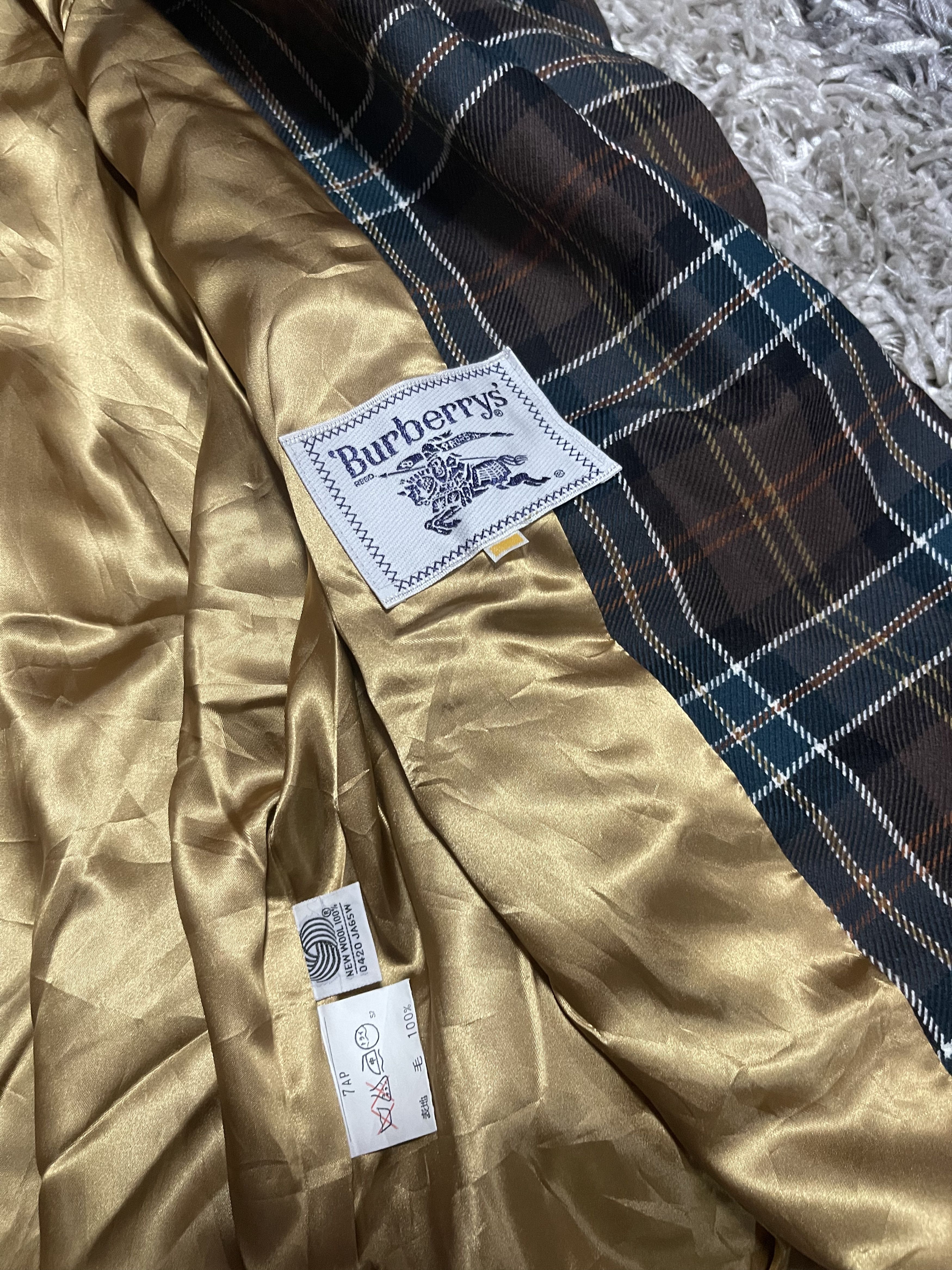 Burberry VINTAGE BURBERRYS CHECK JACKET WOOL JAPAN Size L / US 10 / IT 46 - 6 Thumbnail