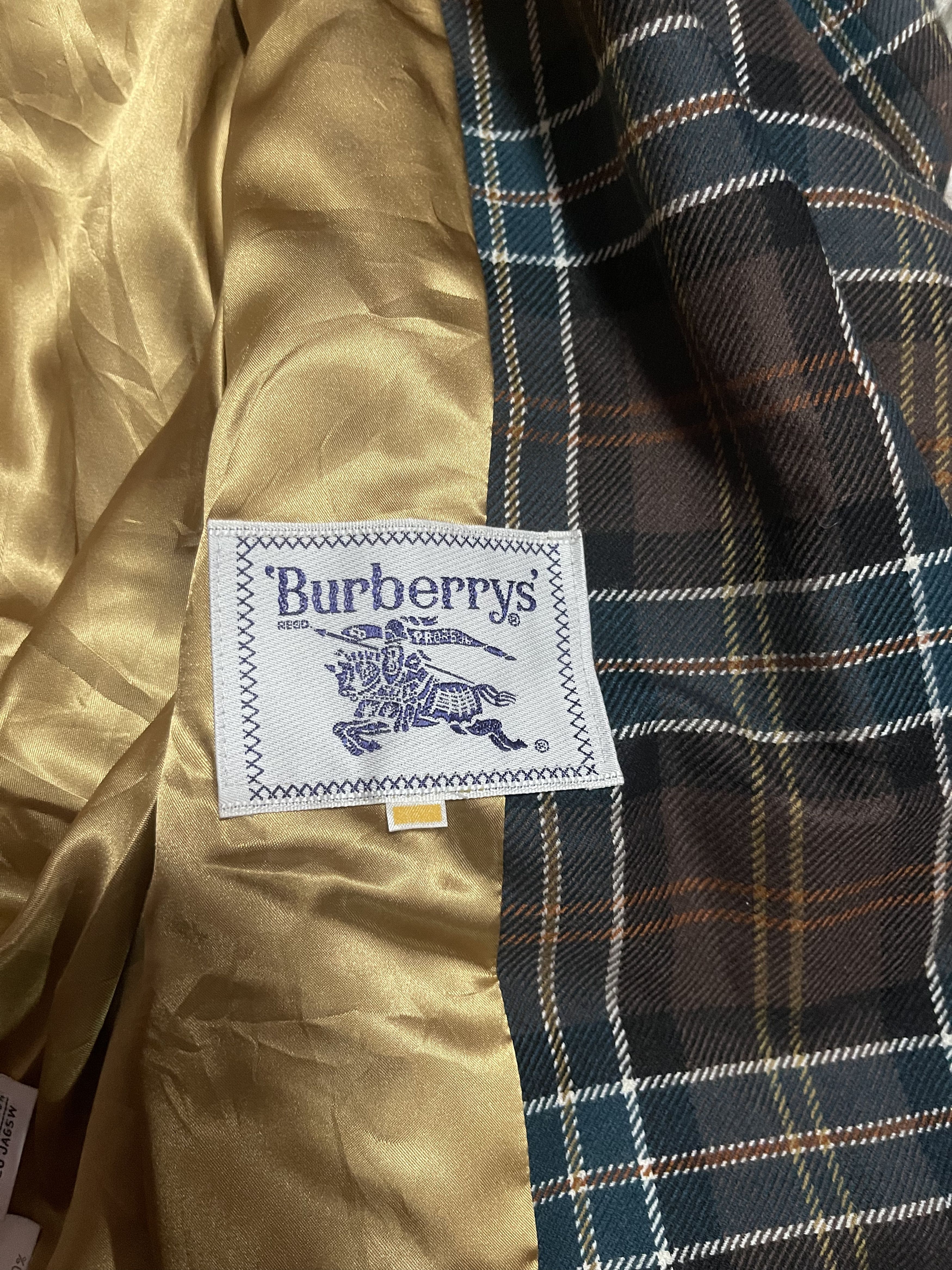 Burberry VINTAGE BURBERRYS CHECK JACKET WOOL JAPAN Size L / US 10 / IT 46 - 3 Thumbnail