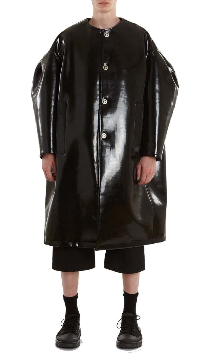 Raf Simons HOLYGRAIL BLADE RUNNER REPLICANT PATENT LEATHER COUTURE COAT Size US M / EU 48-50 / 2 - 13 Thumbnail