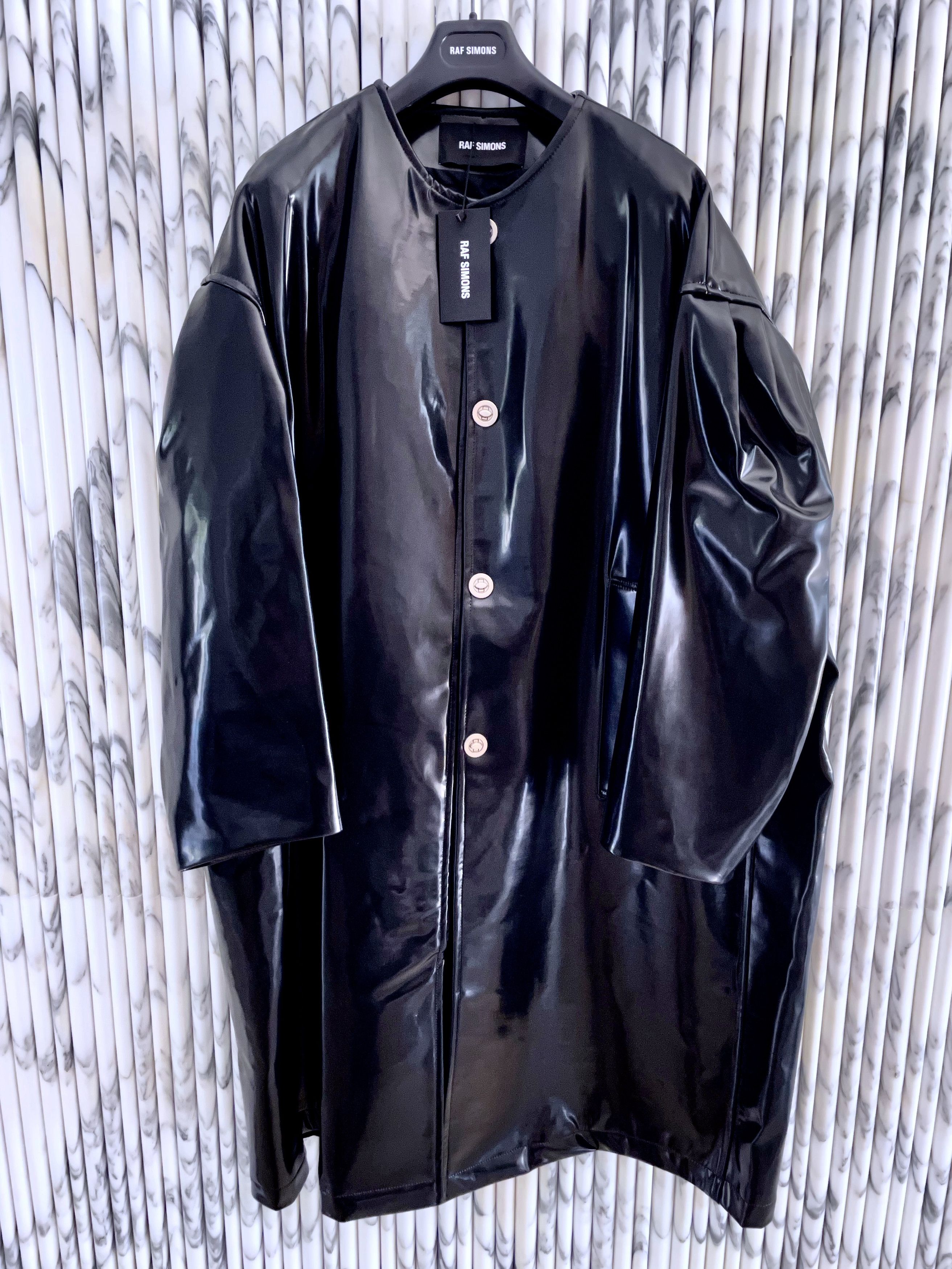 Raf Simons HOLYGRAIL BLADE RUNNER REPLICANT PATENT LEATHER COUTURE COAT Size US M / EU 48-50 / 2 - 5 Thumbnail