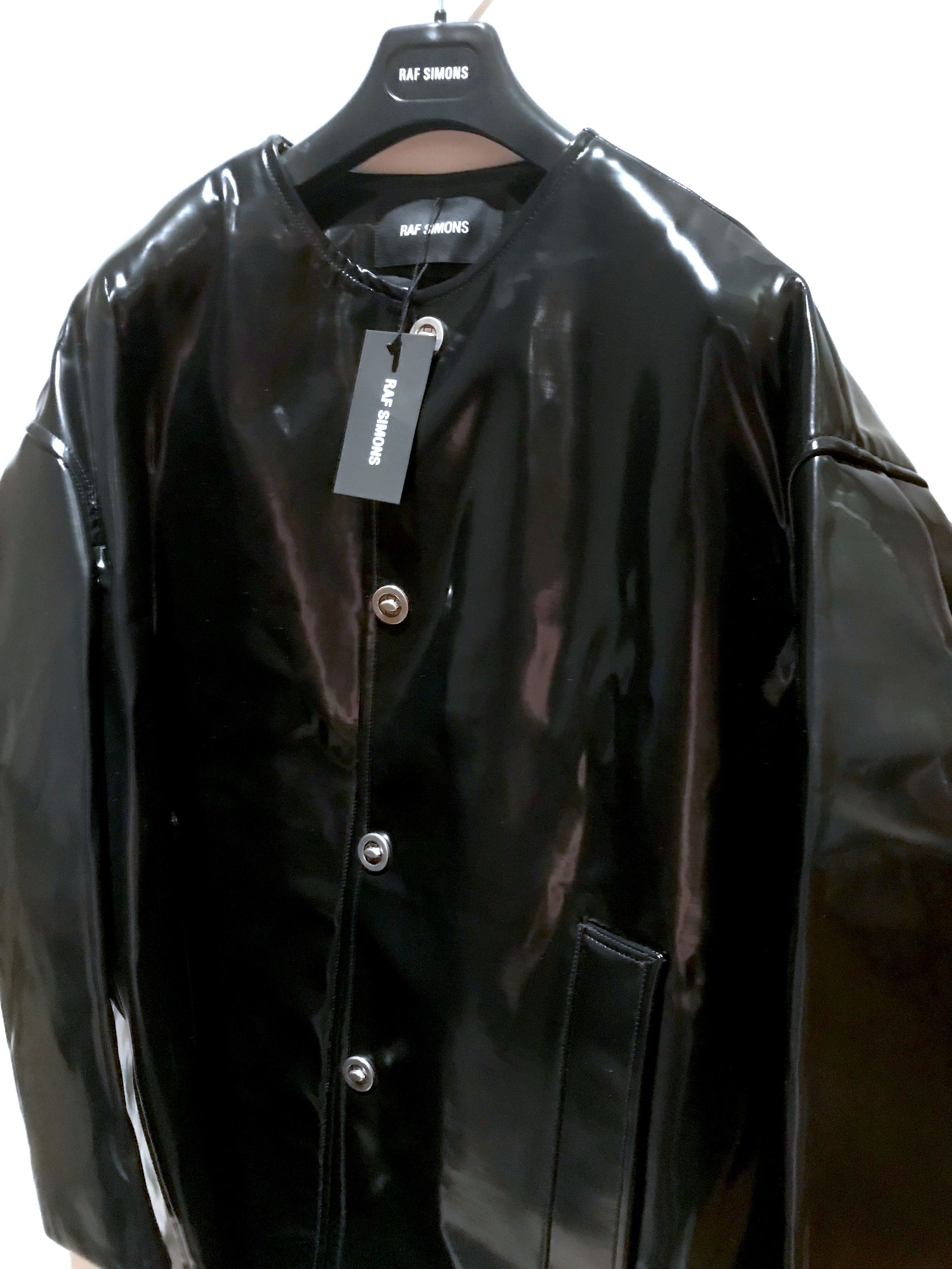 Raf Simons HOLYGRAIL BLADE RUNNER REPLICANT PATENT LEATHER COUTURE COAT Size US M / EU 48-50 / 2 - 9 Thumbnail