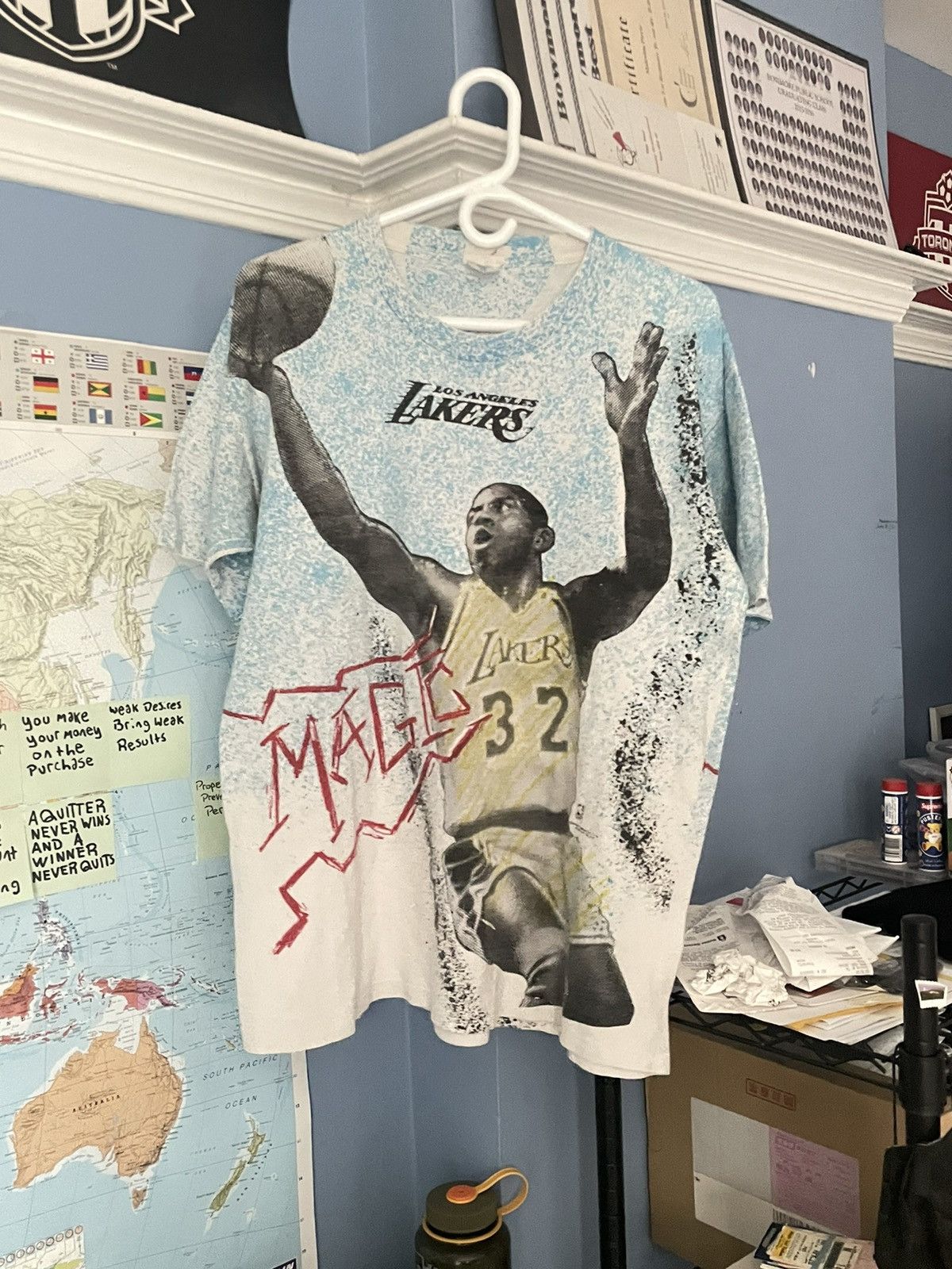 NBA × Vintage Vintage Magic Johnson All Over Print aop tee Lakers NBA Size US L / EU 52-54 / 3 - 4 Thumbnail