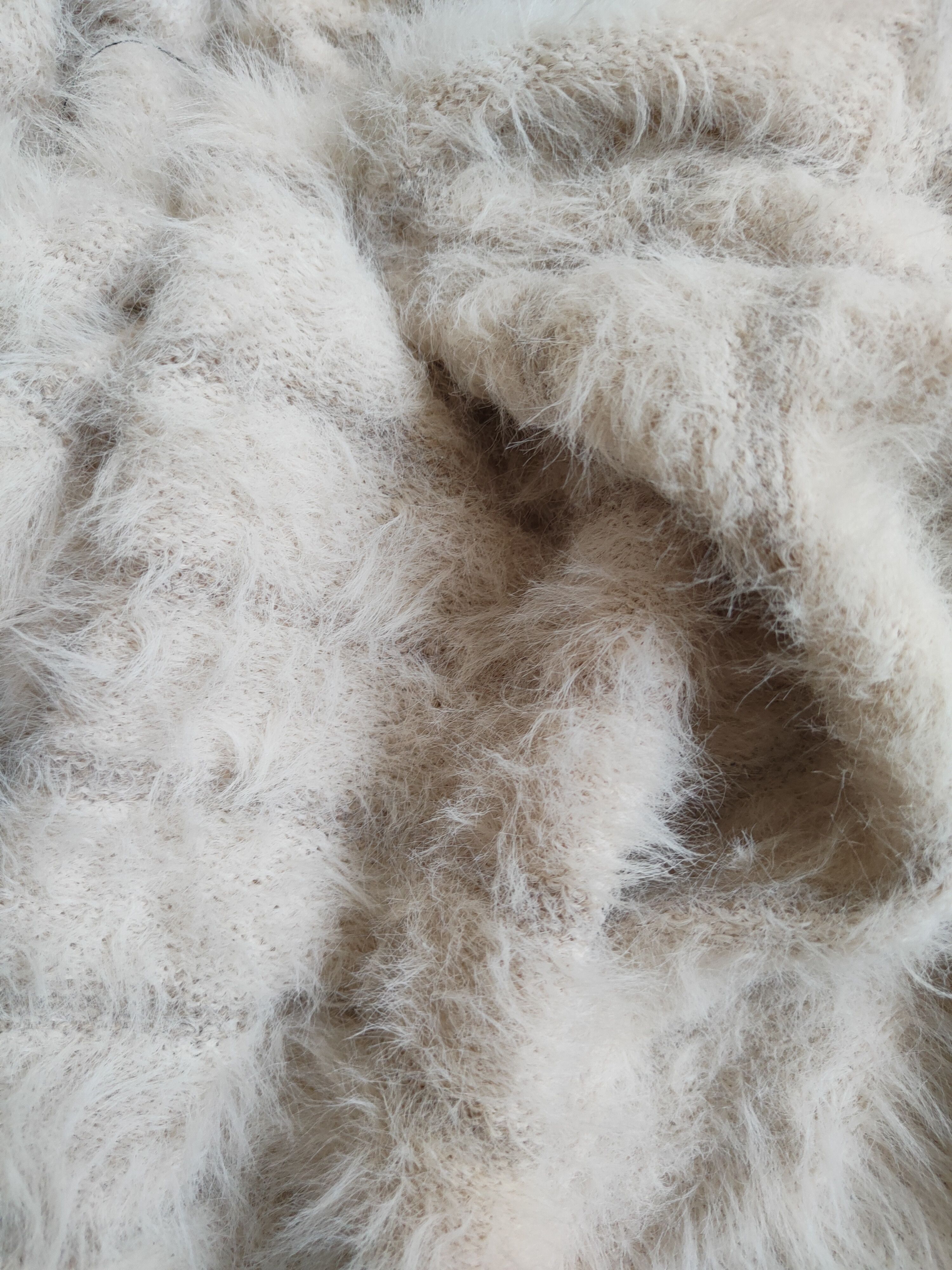 Homespun Knitwear Continuer de Nice Claup Shaggy Fur Mohair Knitwear #S795 Size L / US 10 / IT 46 - 10 Thumbnail