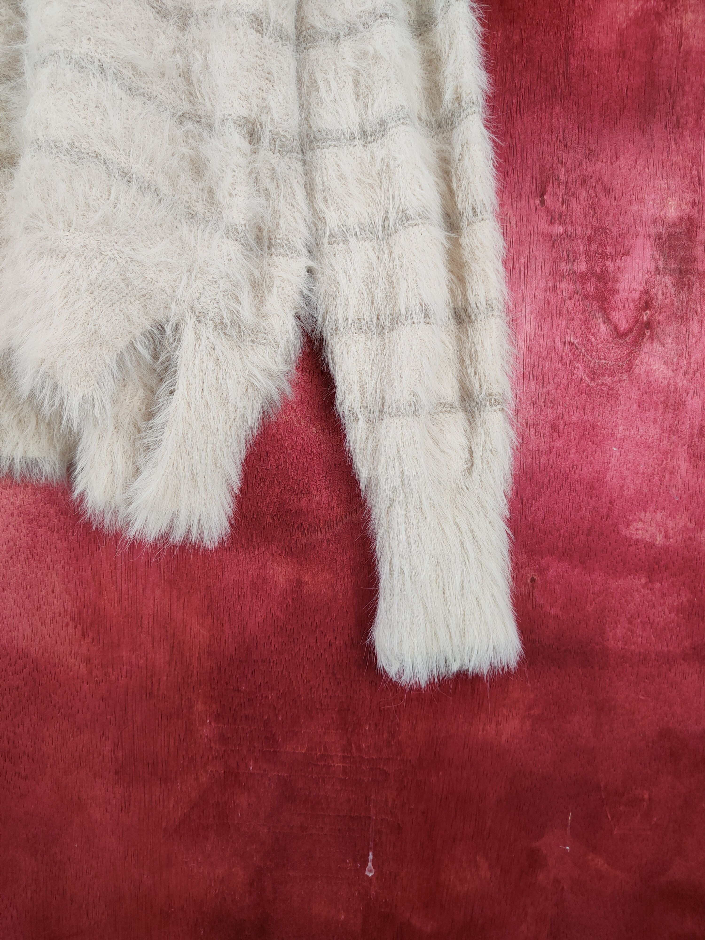 Homespun Knitwear Continuer de Nice Claup Shaggy Fur Mohair Knitwear #S795 Size L / US 10 / IT 46 - 6 Thumbnail