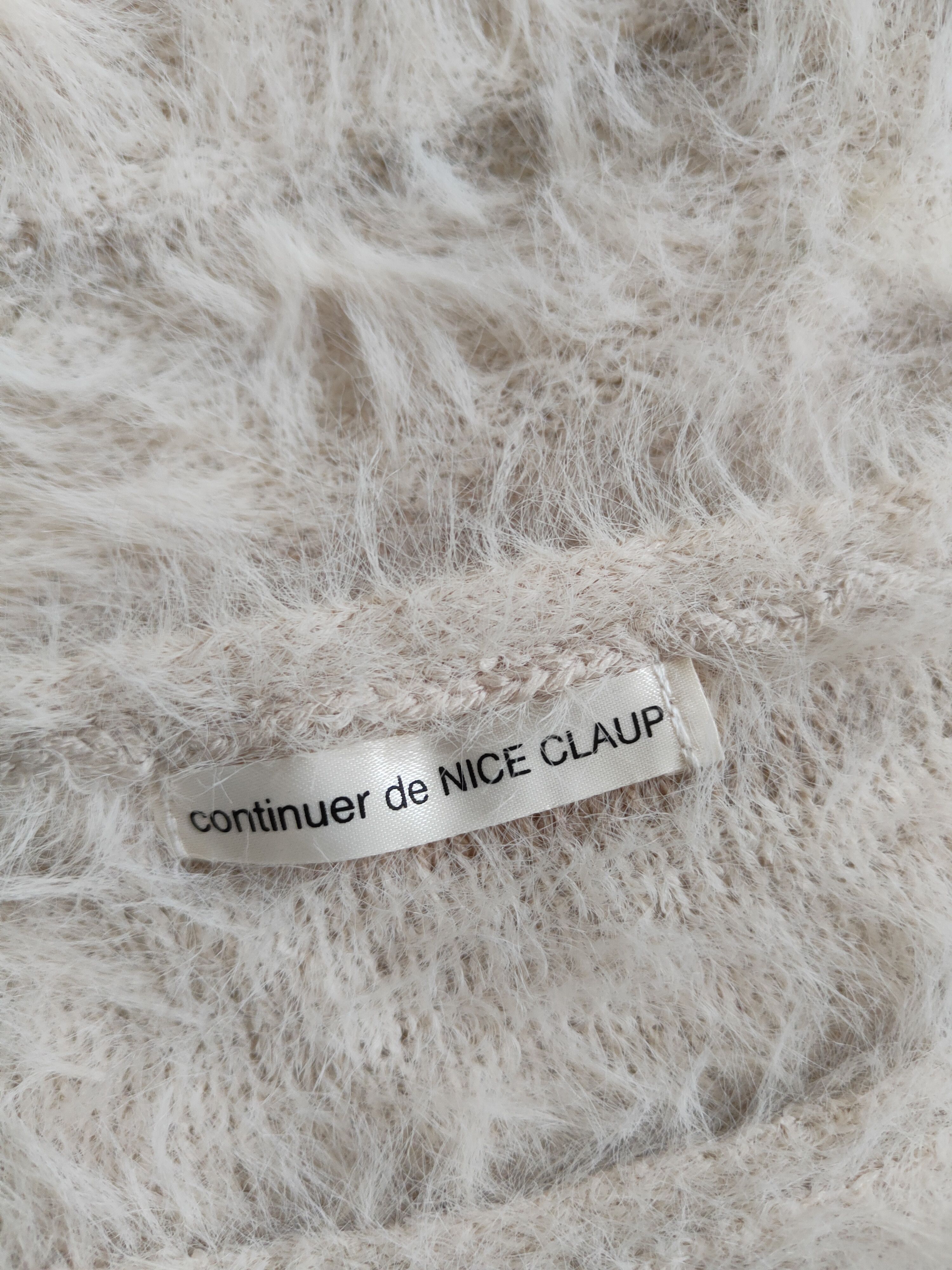 Homespun Knitwear Continuer de Nice Claup Shaggy Fur Mohair Knitwear #S795 Size L / US 10 / IT 46 - 12 Thumbnail