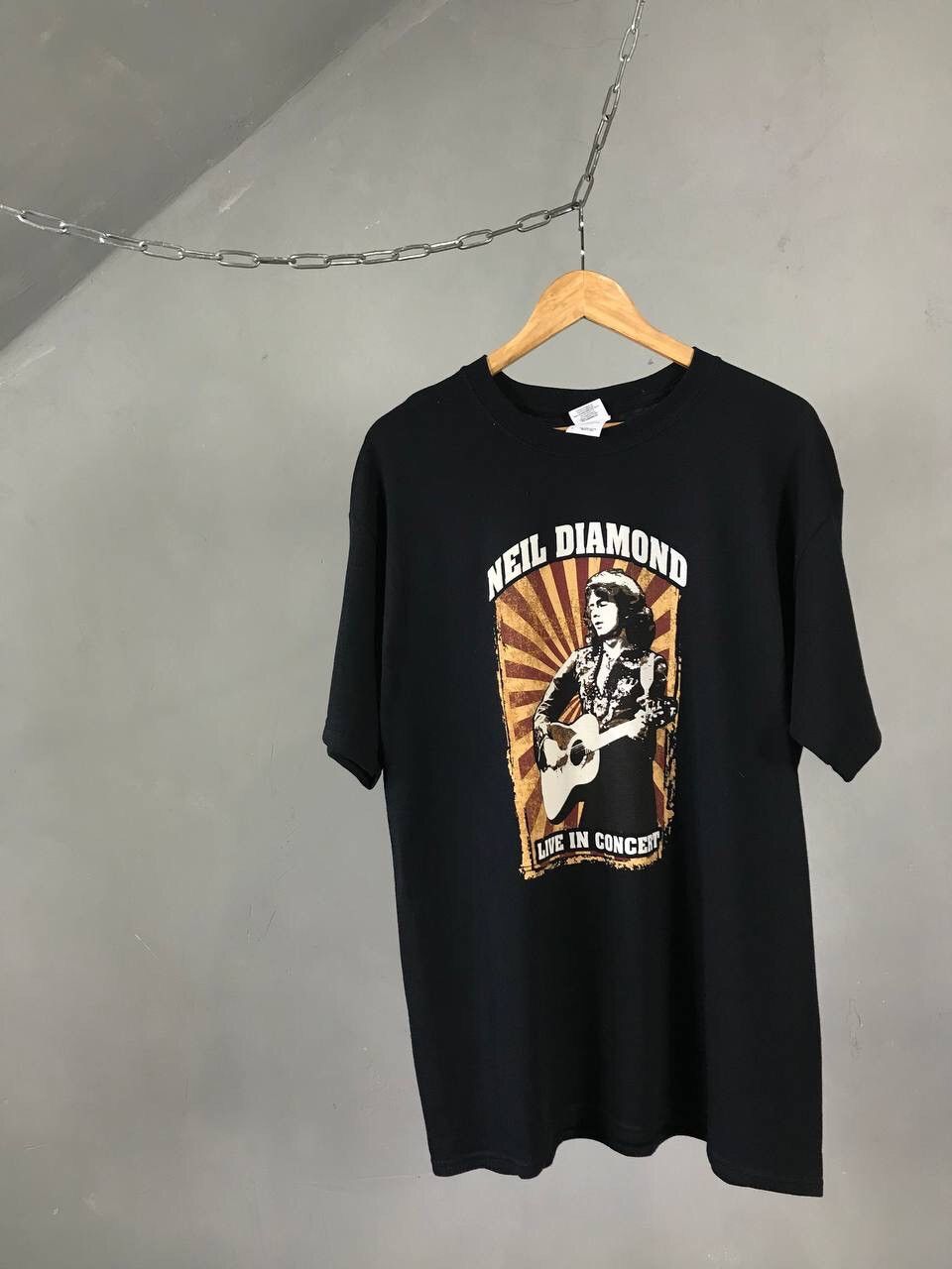 Band Tees Neil Diamond 2008 vintage rock band tour tee Size US L / EU 52-54 / 3 - 1 Thumbnail