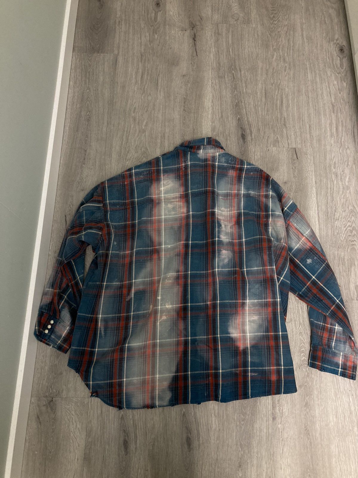 R13 Bleached oversized cowboy shirt. Small Size US S / EU 44-46 / 1 - 15 Thumbnail