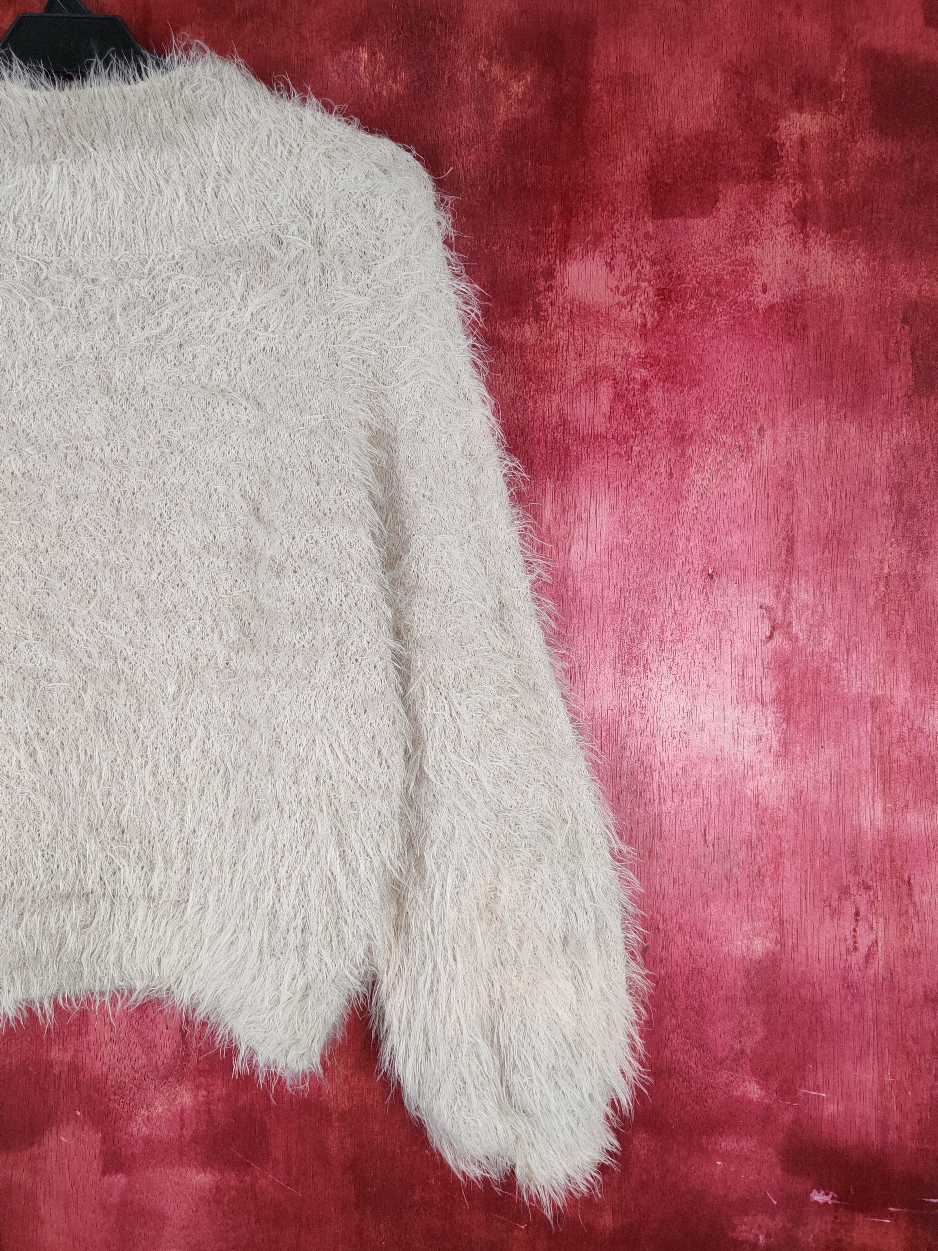 Homespun Knitwear Magender faded sleeve Shag Shaggy Fur Mohair Knitwear #S796 Size M / US 6-8 / IT 42-44 - 9 Thumbnail