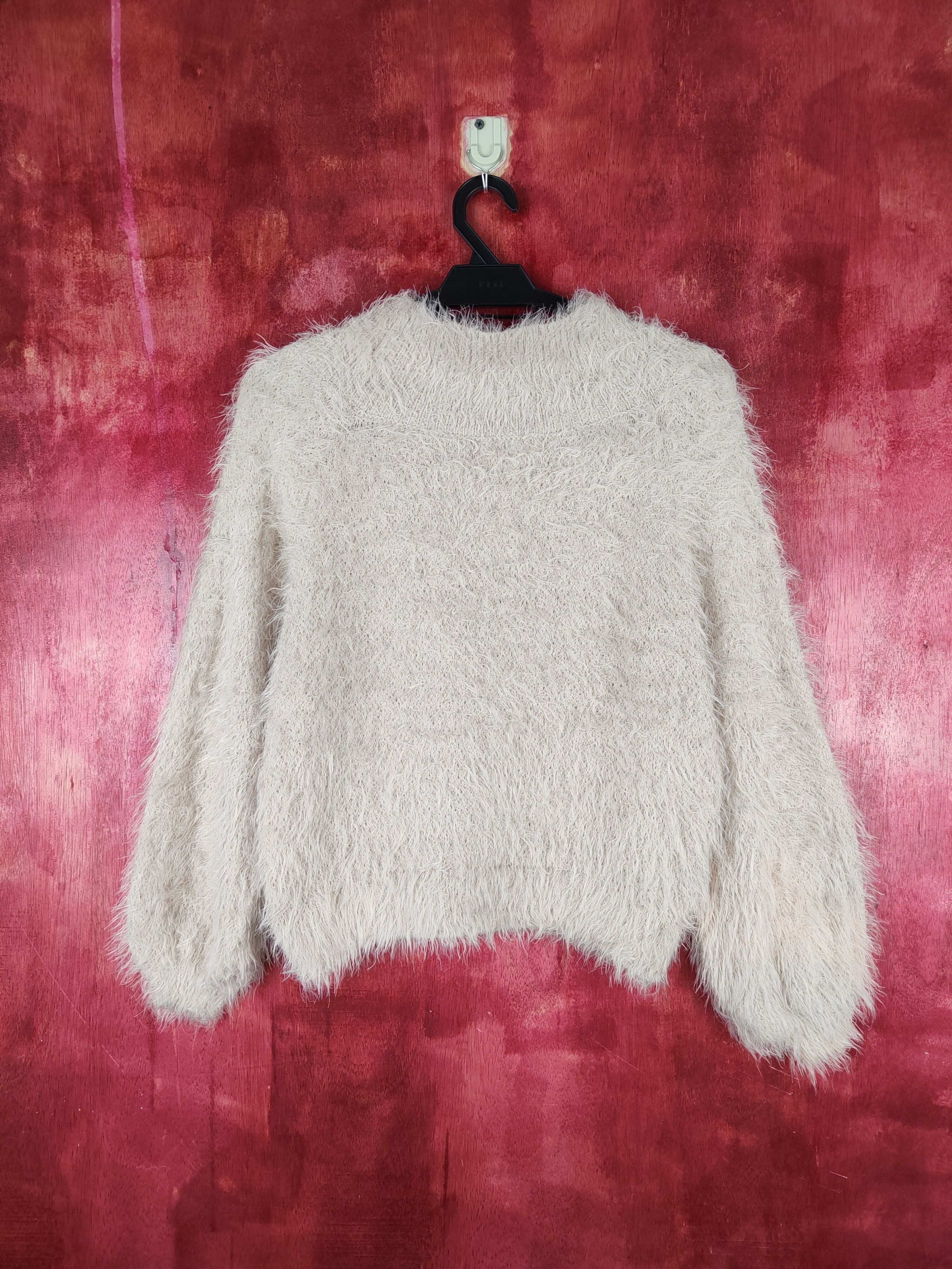 Homespun Knitwear Magender faded sleeve Shag Shaggy Fur Mohair Knitwear #S796 Size M / US 6-8 / IT 42-44 - 7 Thumbnail