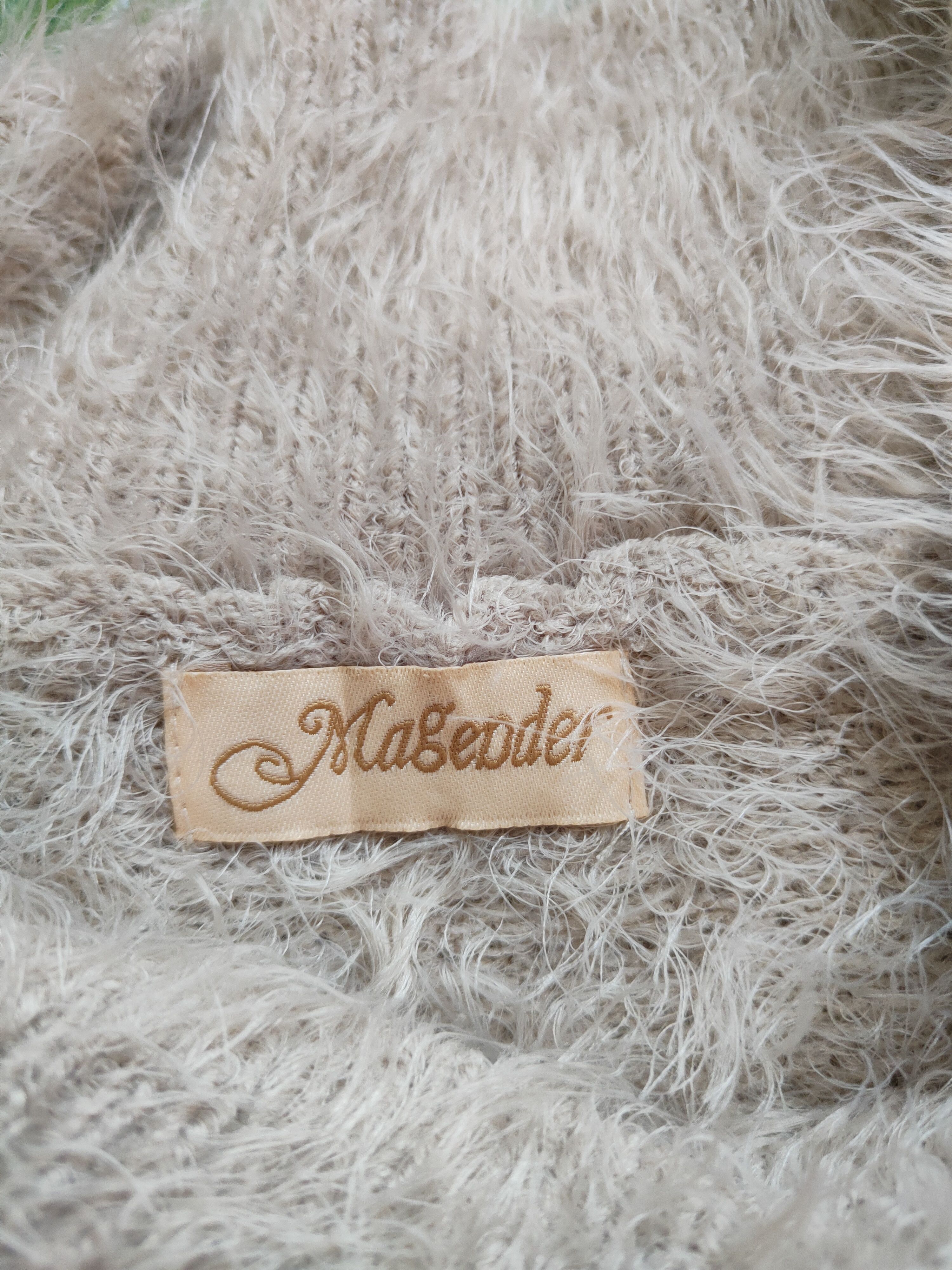 Homespun Knitwear Magender faded sleeve Shag Shaggy Fur Mohair Knitwear #S796 Size M / US 6-8 / IT 42-44 - 12 Thumbnail