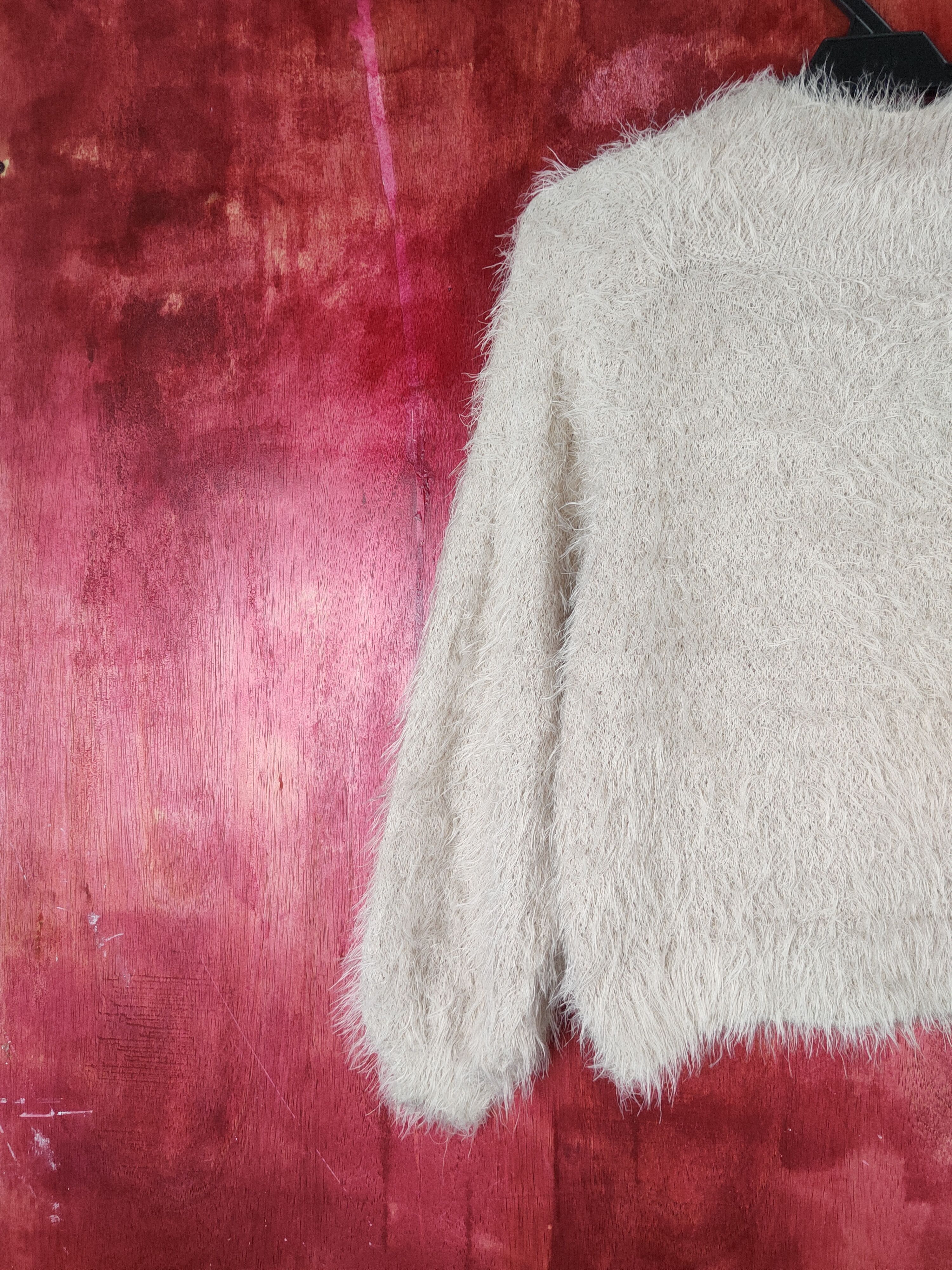 Homespun Knitwear Magender faded sleeve Shag Shaggy Fur Mohair Knitwear #S796 Size M / US 6-8 / IT 42-44 - 8 Thumbnail