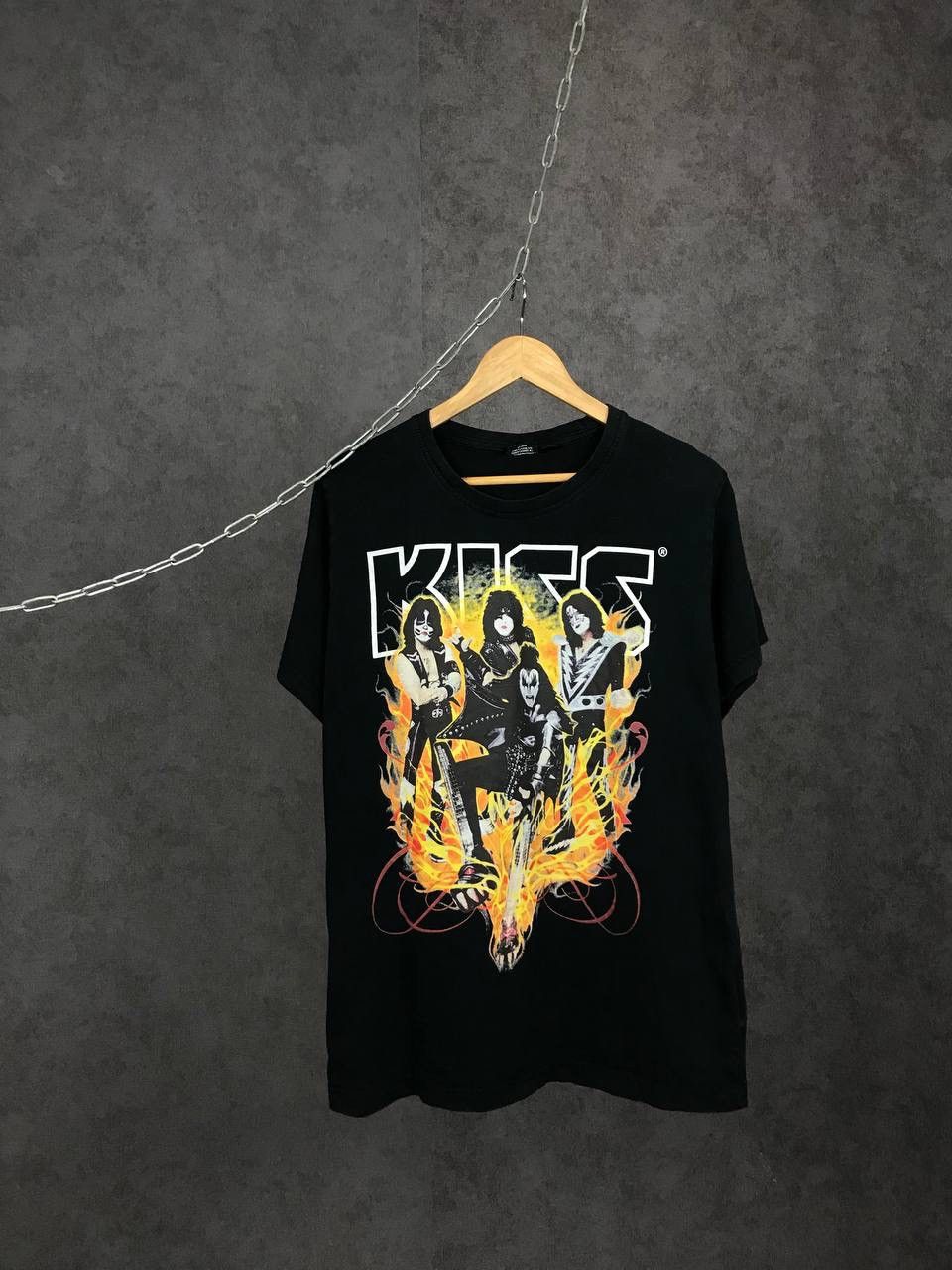 Band Tees Kiss vintage rock band tee Size US XL / EU 56 / 4 - 1 Thumbnail