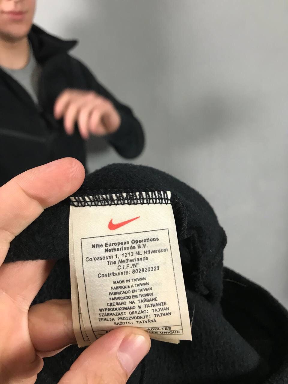 Nike × Vintage Nike Vintage Swoosh Streetwear Black Hat Size ONE SIZE - 5 Thumbnail