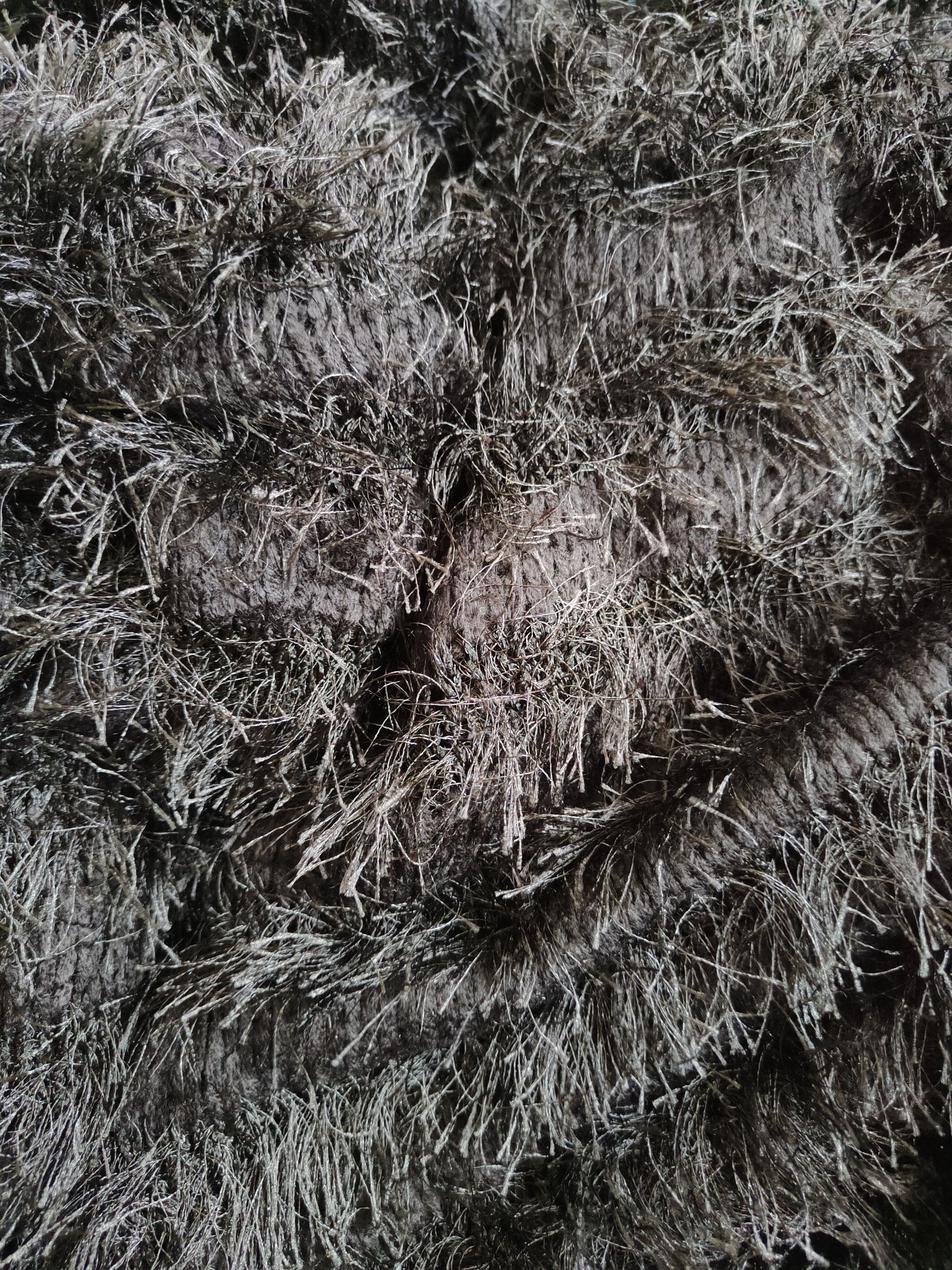 Japanese Brand DL Here's Avenue Black Shag Shaggy Fur Mohair Knitwear #S801 Size M / US 6-8 / IT 42-44 - 10 Thumbnail
