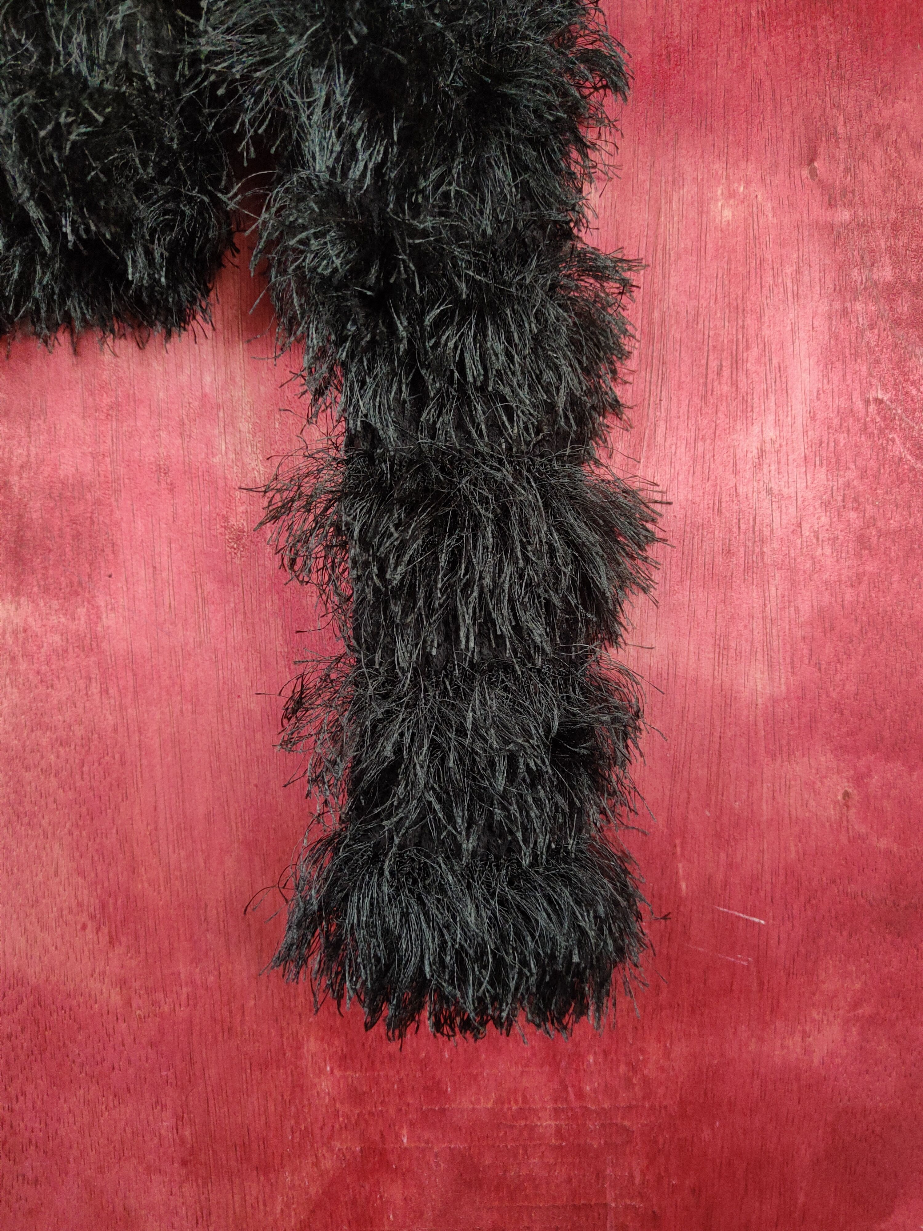 Japanese Brand DL Here's Avenue Black Shag Shaggy Fur Mohair Knitwear #S801 Size M / US 6-8 / IT 42-44 - 6 Thumbnail