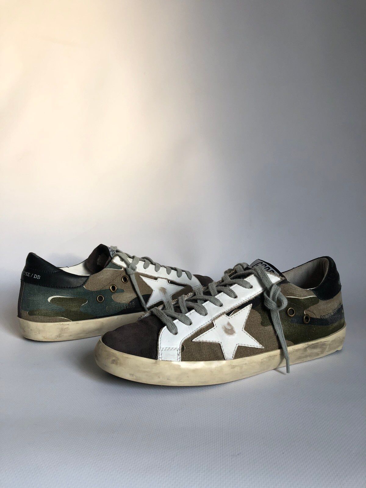 Pre-owned Golden Goose / Db Low-top Sneakers Camo