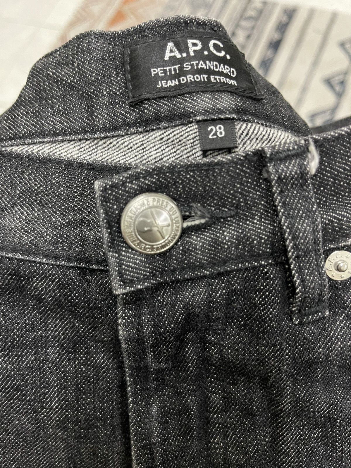 A.P.C. Apc Petit Standard Jean Droit Etroit Size US 30 / EU 46 - 9 Thumbnail