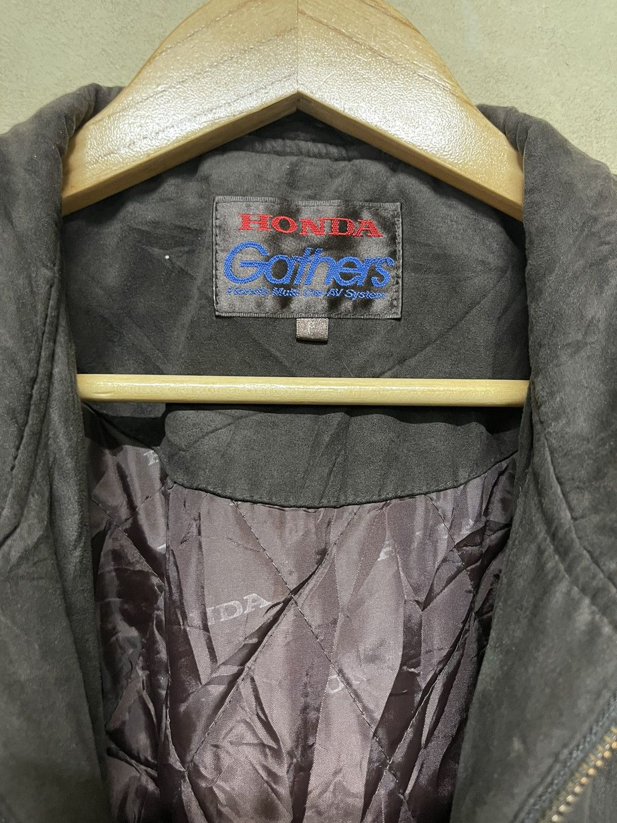 Honda × Japanese Brand Vintage Honda Gathers Multi Car-Av System fleece jacket Size US L / EU 52-54 / 3 - 4 Thumbnail