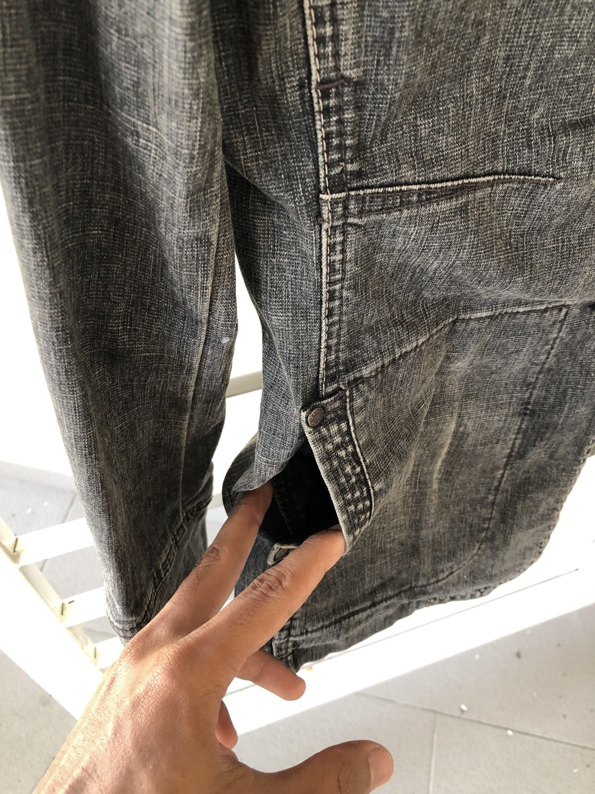 Marithe + Francois Girbaud Marithe Francois Girbaud denim blazer Size US M / EU 48-50 / 2 - 5 Thumbnail