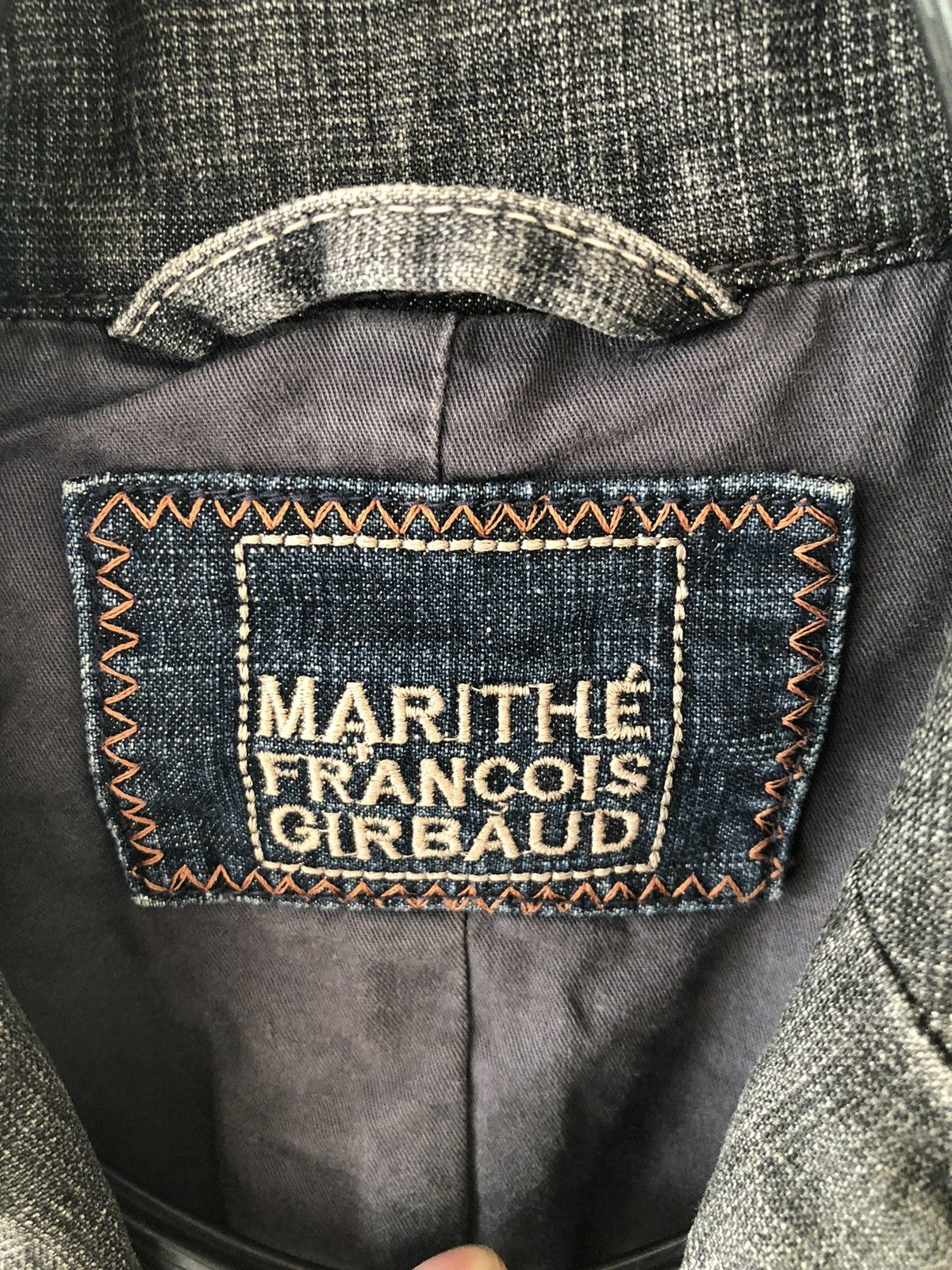 Marithe + Francois Girbaud Marithe Francois Girbaud denim blazer Size US M / EU 48-50 / 2 - 8 Thumbnail