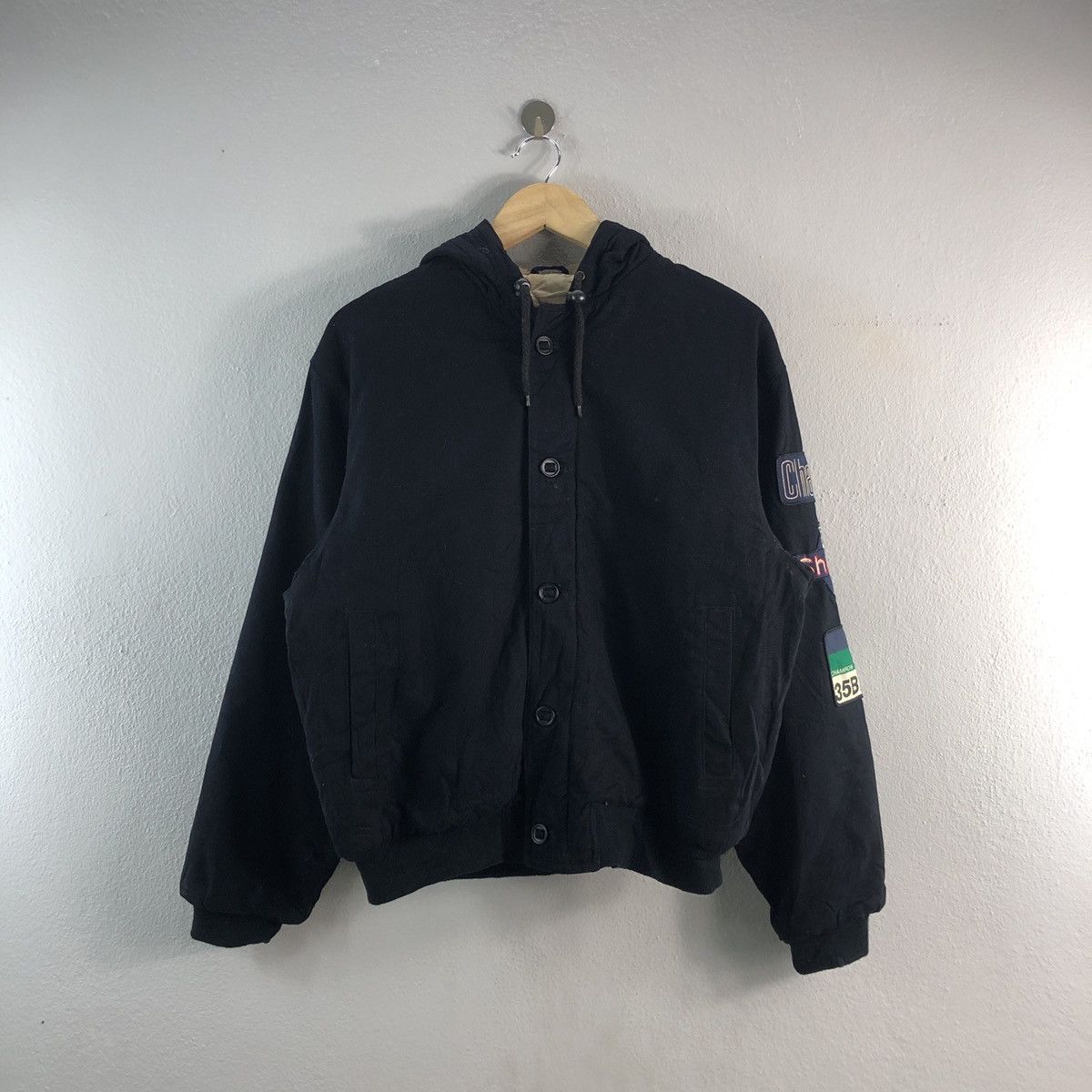 Vintage Shell Tec Sportswear Style Racing Patches Jacket
