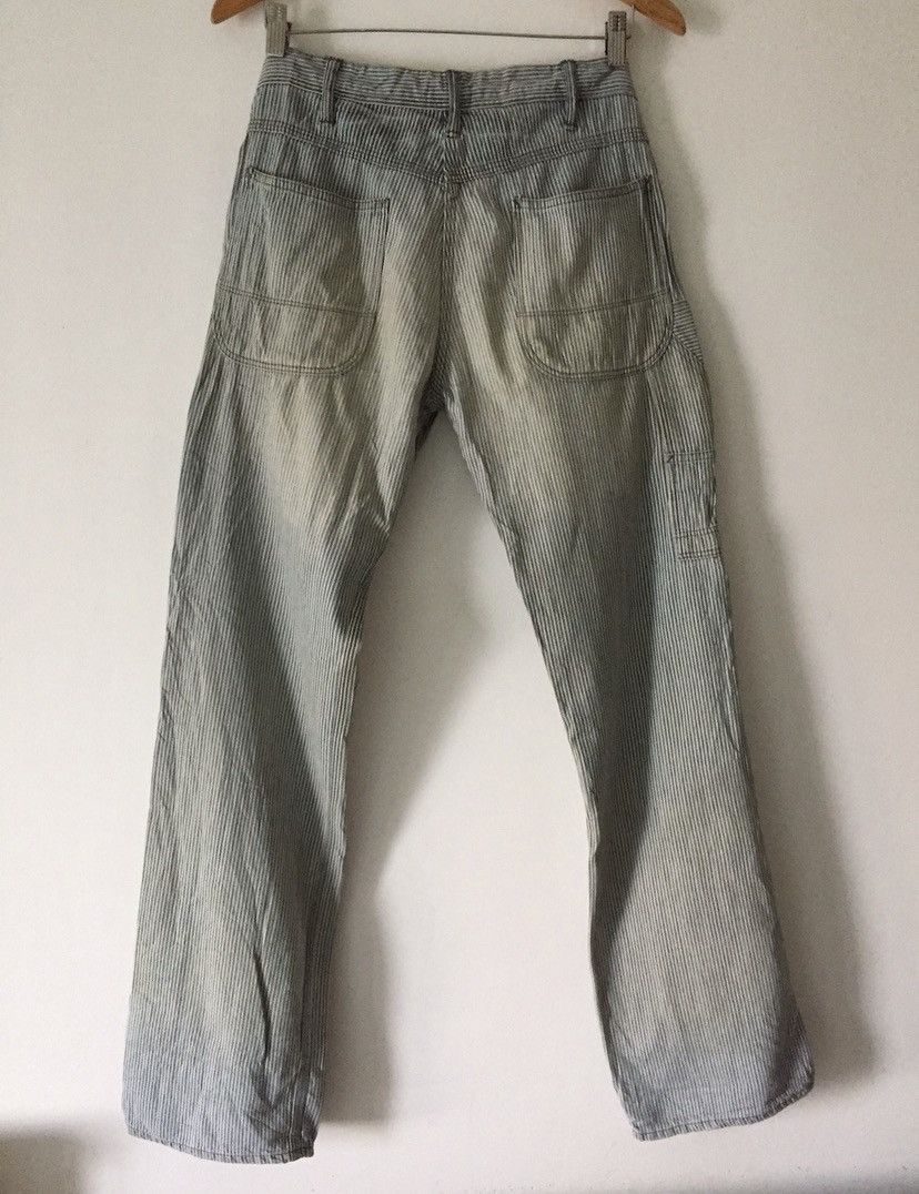 Hysteric Glamour × OMNIGOD × Tornado Mart Rare Worker striped Jail Omnigod Japan Branded Size US 30 / EU 46 - 2 Thumbnail