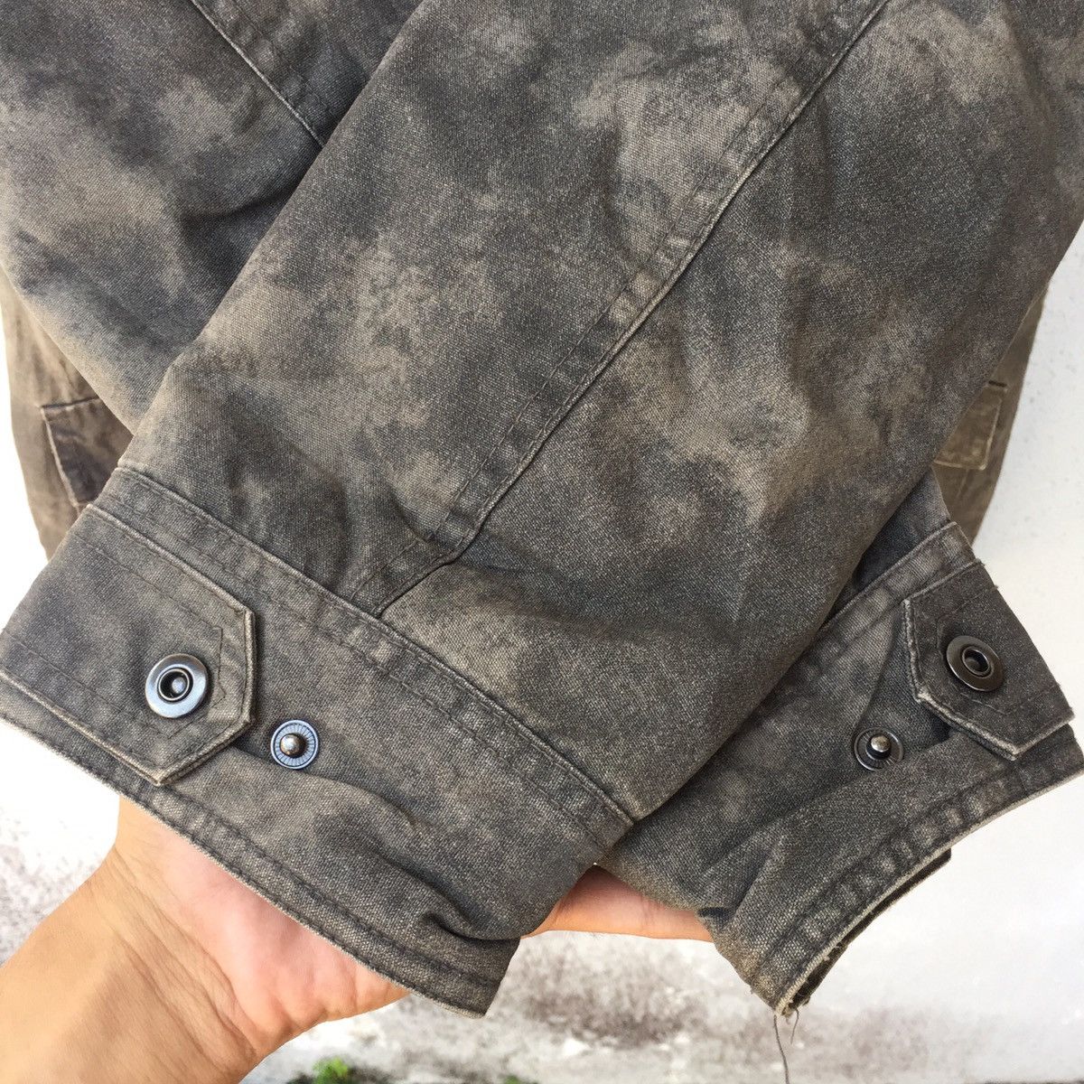 Hunter Vintage Create Barefoot Faded Acid Wash Jacket Multi Pocket Size US M / EU 48-50 / 2 - 6 Thumbnail