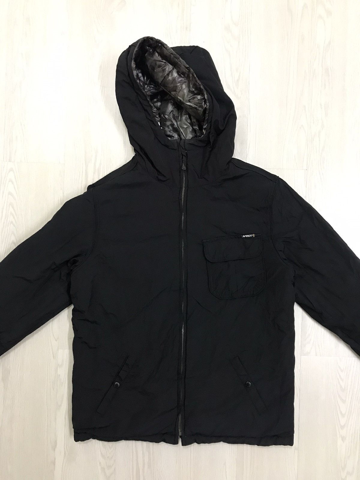 Avirex × Vintage Vintage Avirex Military Jacket Camouflage Reversible Size US L / EU 52-54 / 3 - 3 Thumbnail