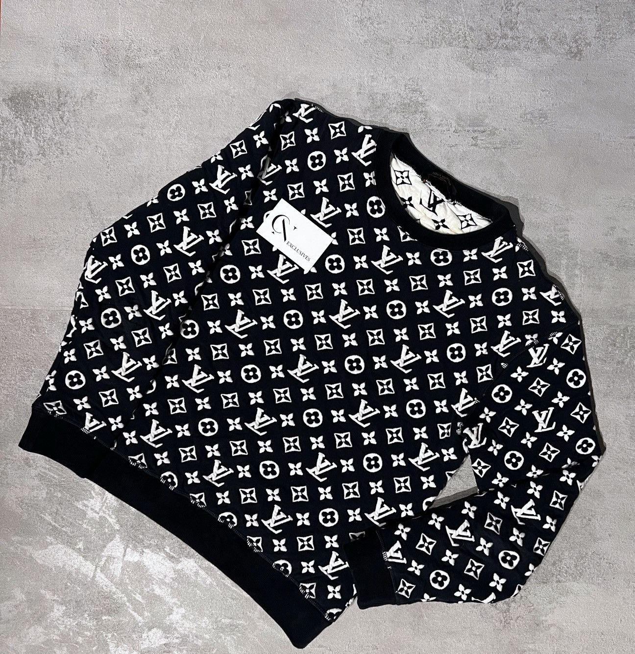 Stylerum.com - LOUIS VUITTON FULL MONOGRAM JACQUARD CREW NECK